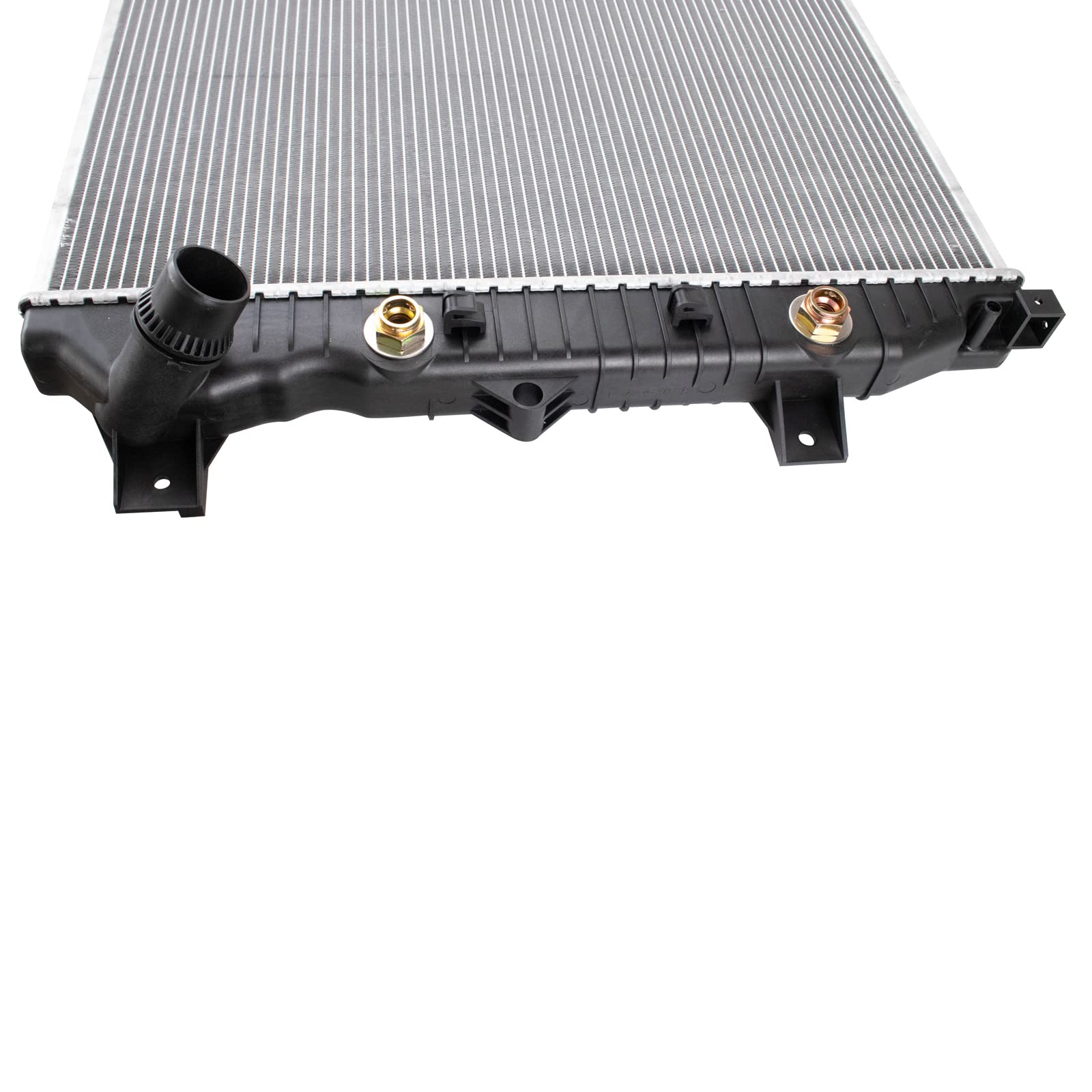 Trq Radiator Assembly Aluminum Core Compatible With 11-16 Chevrolet Silverado 2500 Hd Silverado 3500 Hd Gmc Sierra 2500 Hd Sierr