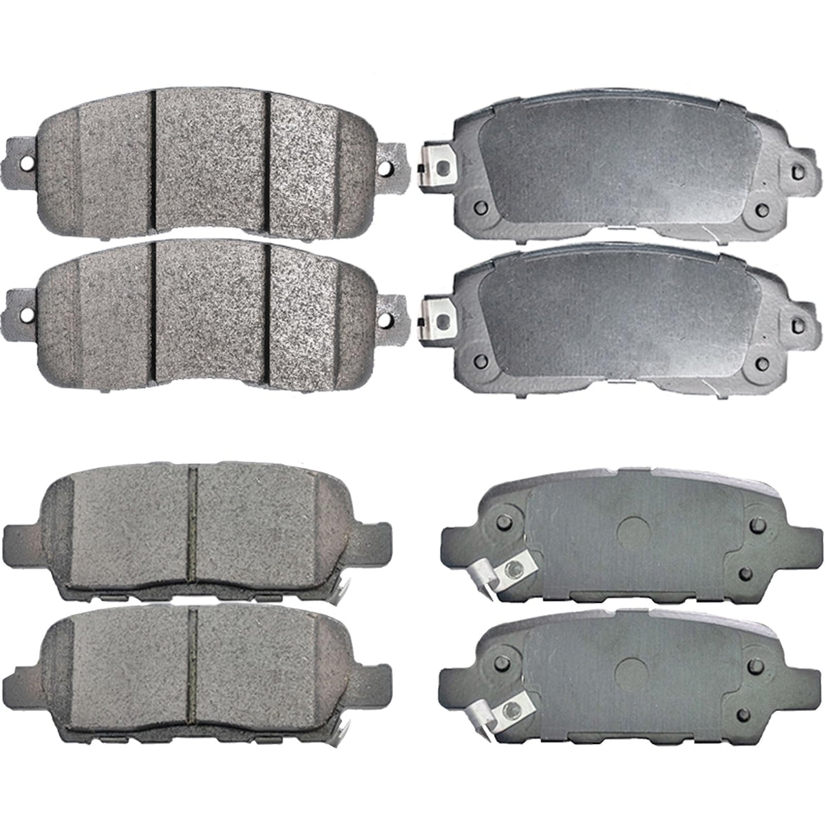 EXPPOWER Ceramic Brake Pad Front Rear Disc Set fit for Nissan Altima 2013-2022