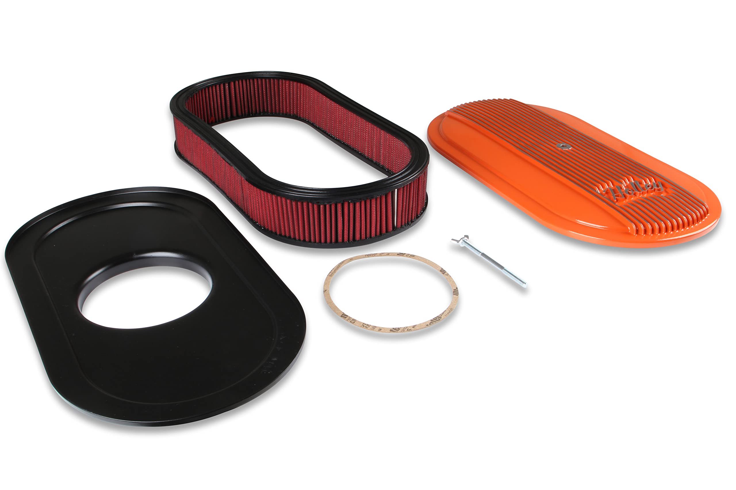 Holley 120-403: Oval Air Cleaner, Finned