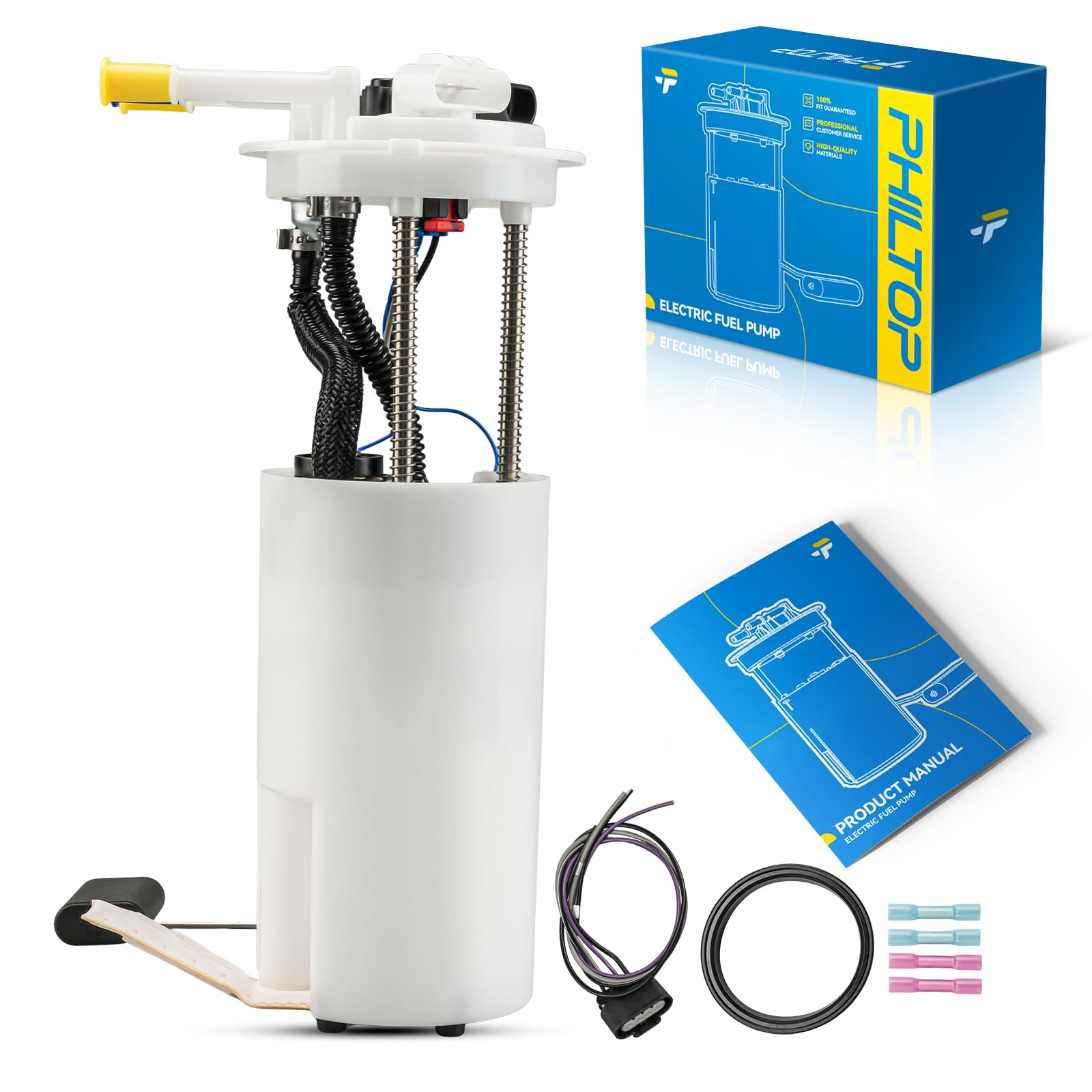 PHILTOP Electric Fuel Pump Assembly Fits for Pontiac Grand Prix 2004 V6 3.8L, FG0444