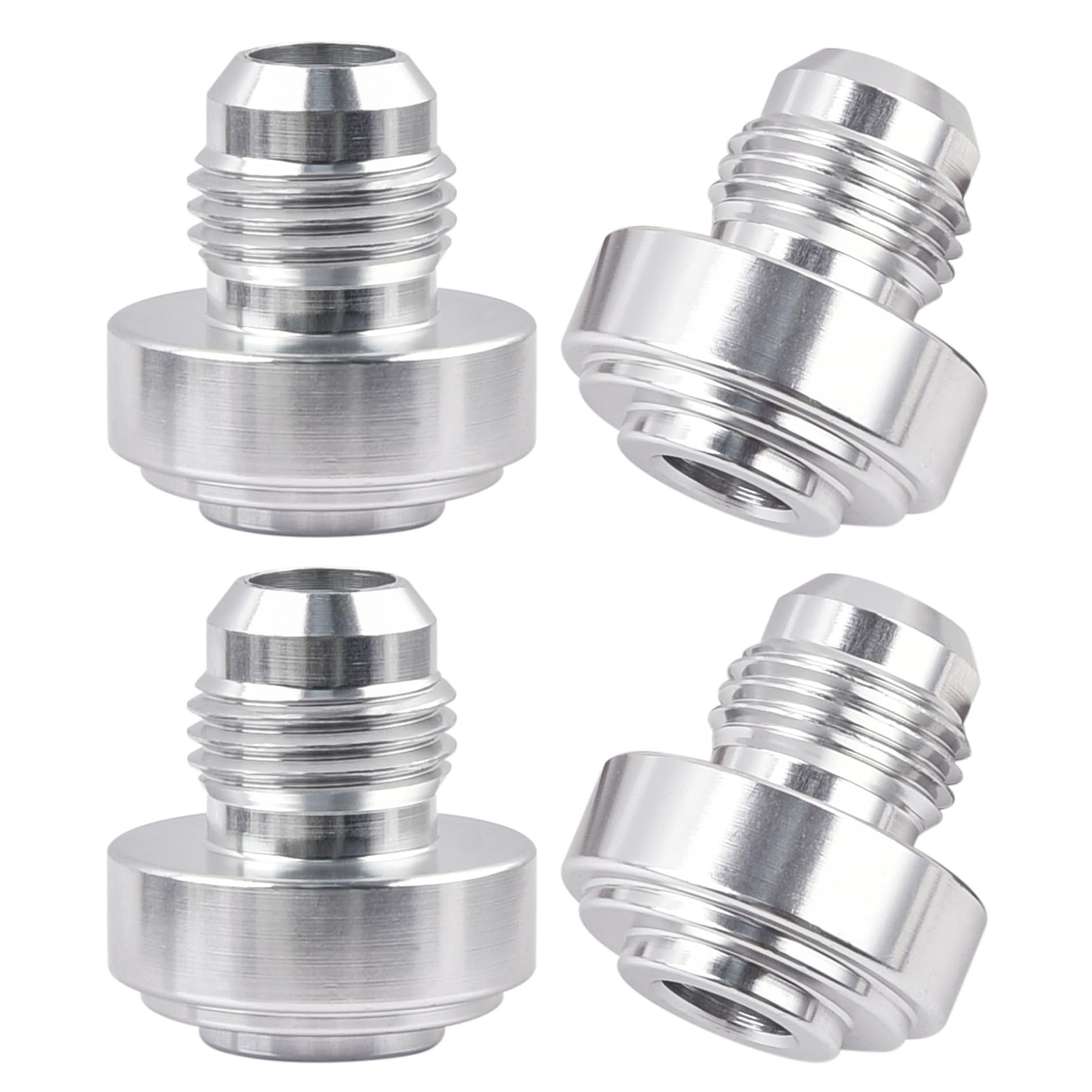 EVIL ENERGY 6AN Male Weld on Bung Fitting Aluminum 4PCS