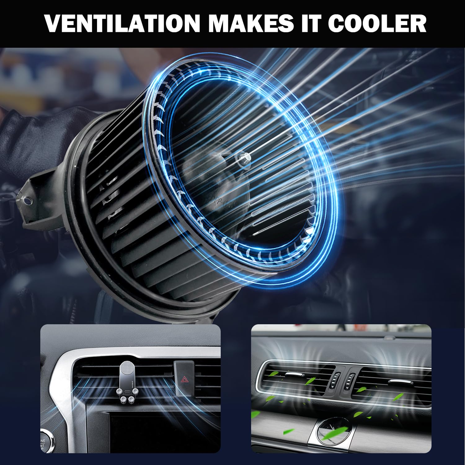 Aspligo 700273 Ac Heater Blower Motor Fan Assembly Fit For Ford Mustang 2010 2011 2012 2013 2014 Ar3Z19805B