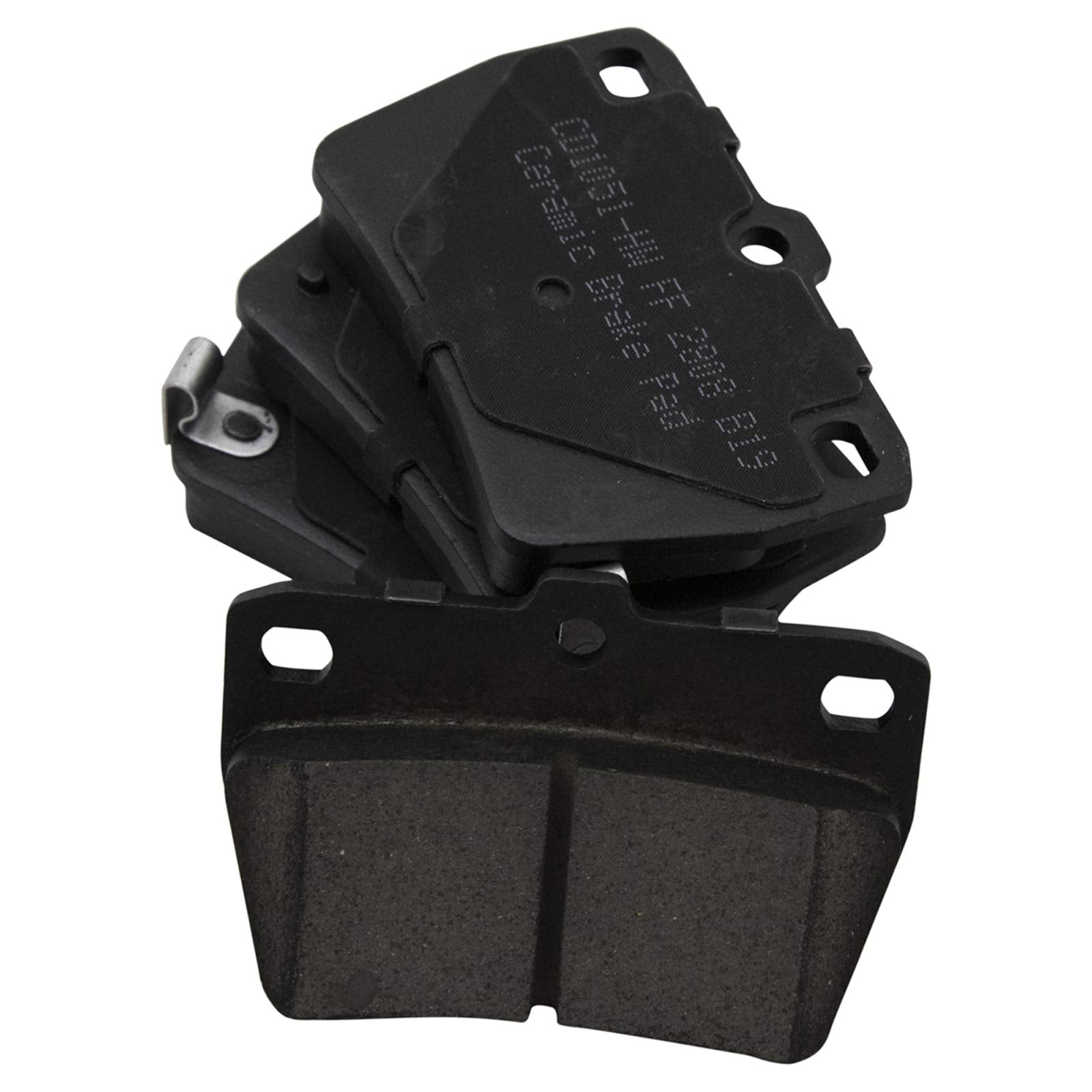 TRQ Rear Brake Pads Ceramic Compatible with 2004-2005 Toyota RAV4