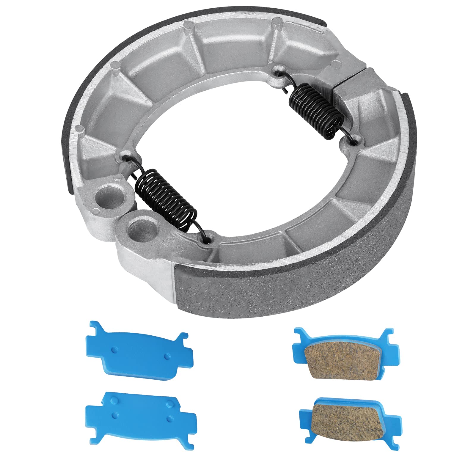 Front Brake Pads Rear Brakes Shoes for Honda Rubicon 500 TRX500 FA/FAA 2005-2014, FGA GPScape 2005-2008, Foreman 500 2x4 4x4 FE 