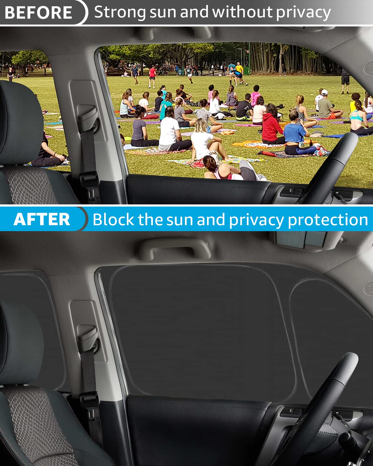 Proadsy 2025 Upgrade Window Sun Shade For 5Th Gen 4Runner 2010-2024 2025 Side Rear Window For Baby/Camping Uv Rays And Privacy P