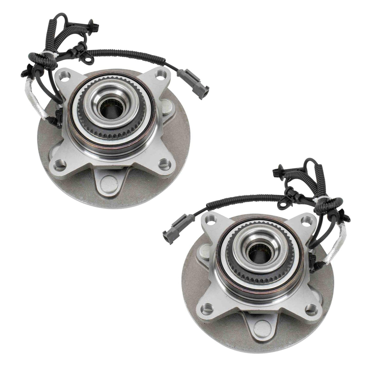 Trq Front Wheel Hub Bearings Assembly Set Compatible With 2018-2020 Ford F-150