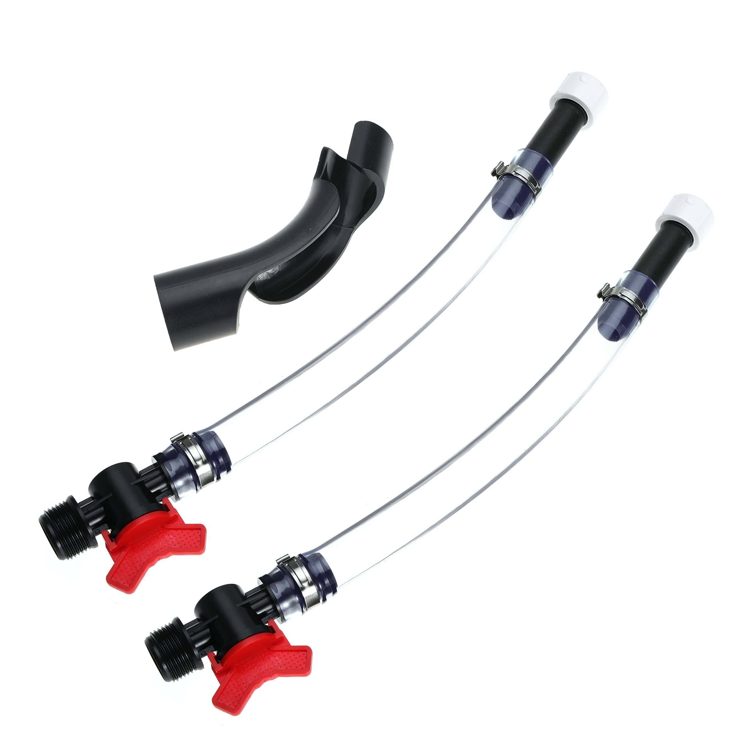 Kicofyee Fuel Filler Jug Hose Kit with Ball Valve for Jegs, LC2 & Scribner Fuel Containers - Hose-V2, Onecolor