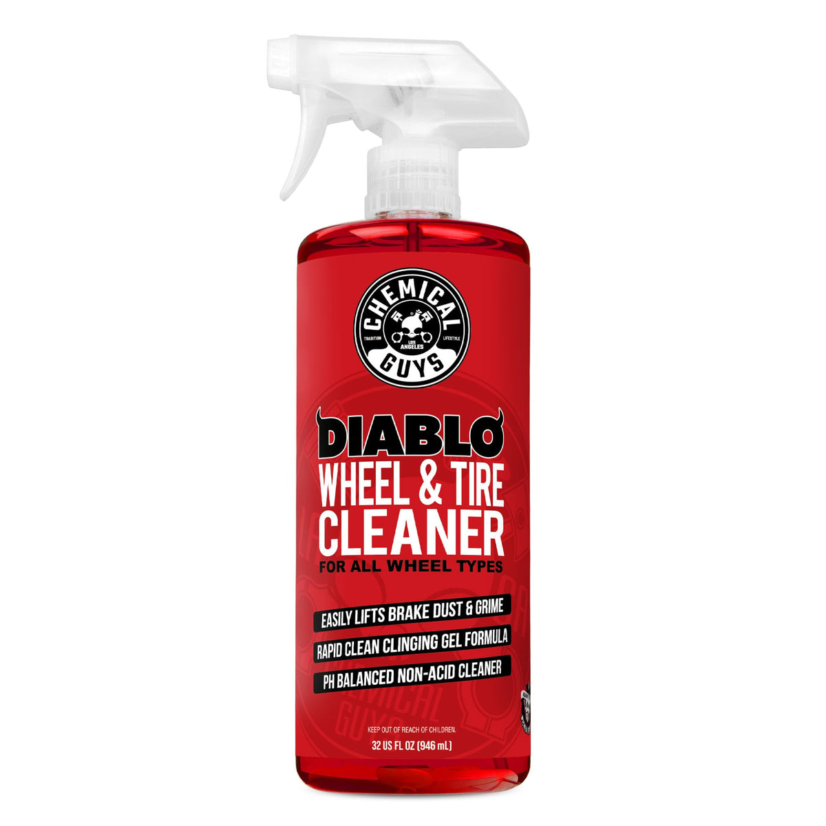 Chemical Guys Sprayable Diablo Wheel Cleaner (Safe On All Wheel & Rim Finishes), Great For Cars, Trucks, Suvs, Motorcycles, Rvs