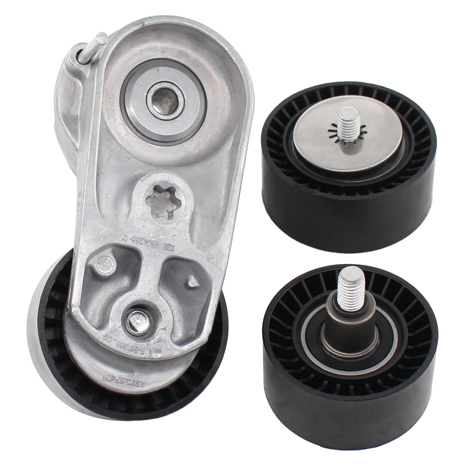MOTOKU Belt Tensioner and Serpentine Belt Pulley for BMW 530i 2017, 535i 2010-2017, 540i 2017, 640i 2012-2018, 740i 2013-2015, 7
