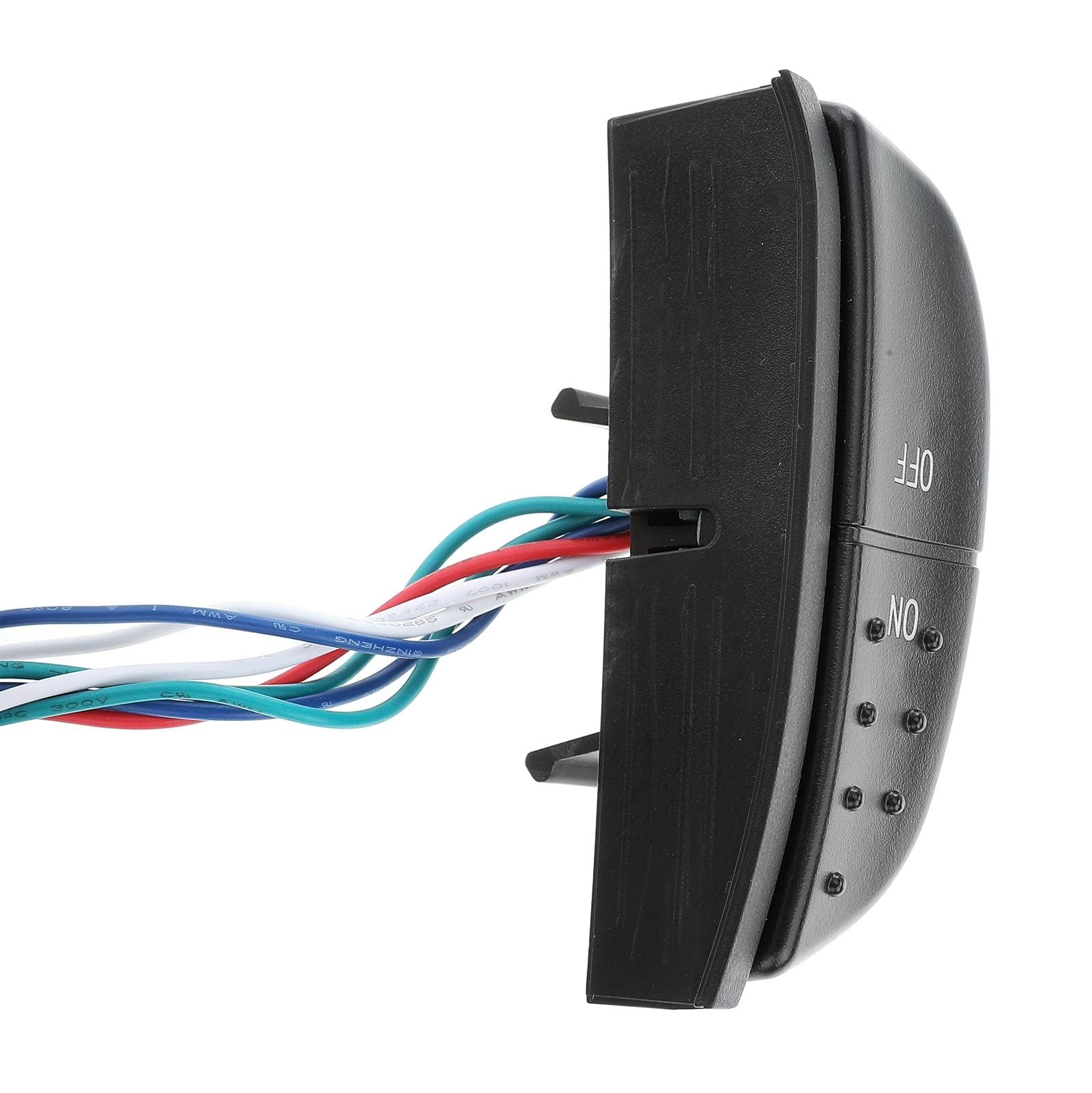 A-Premium Steering Wheel Mounted Cruise Control Switch, with Green Backlight, Compatible with Ford F-150/250/350 1997-2004, F-150/250/350/450/550 Super Duty 1999-2007, Excursion, Expedition, and More