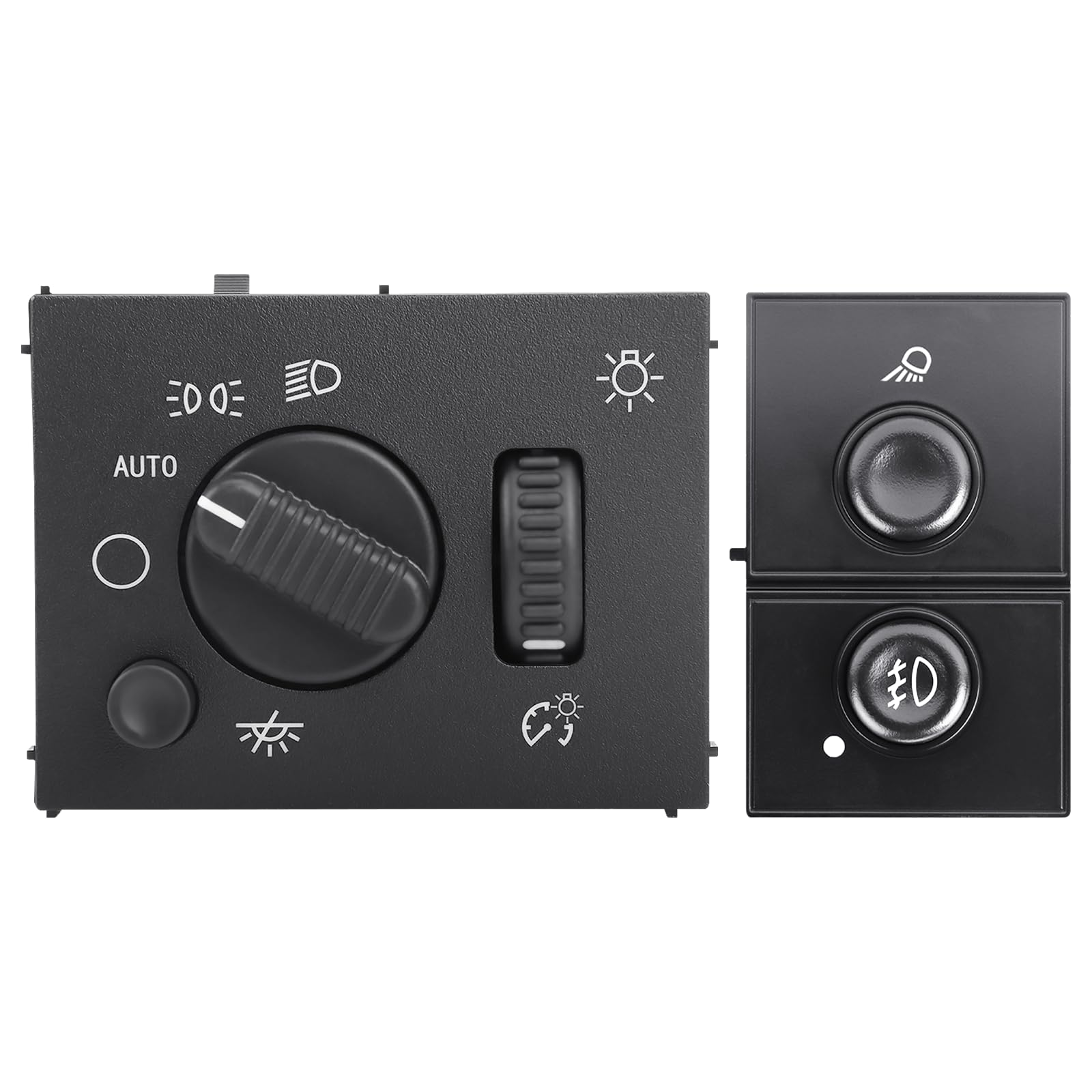 Lcwrgs 19381535 15143597 Headlight Switch & Fog Light Switch Replacement For 2003-2007 Chevy Silverado Suburban Tahoe Avalanche,