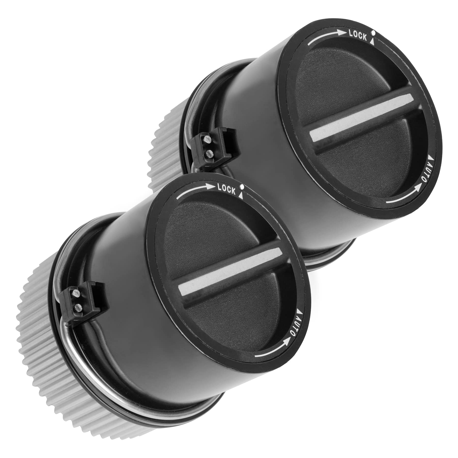 4WD Locking Hub 4x4 Front Wheel Hub Assembly 2 Pack - Compatible with 1999-2004 Ford F250 F350 F450 F550 Super Duty, 2000-2005 E