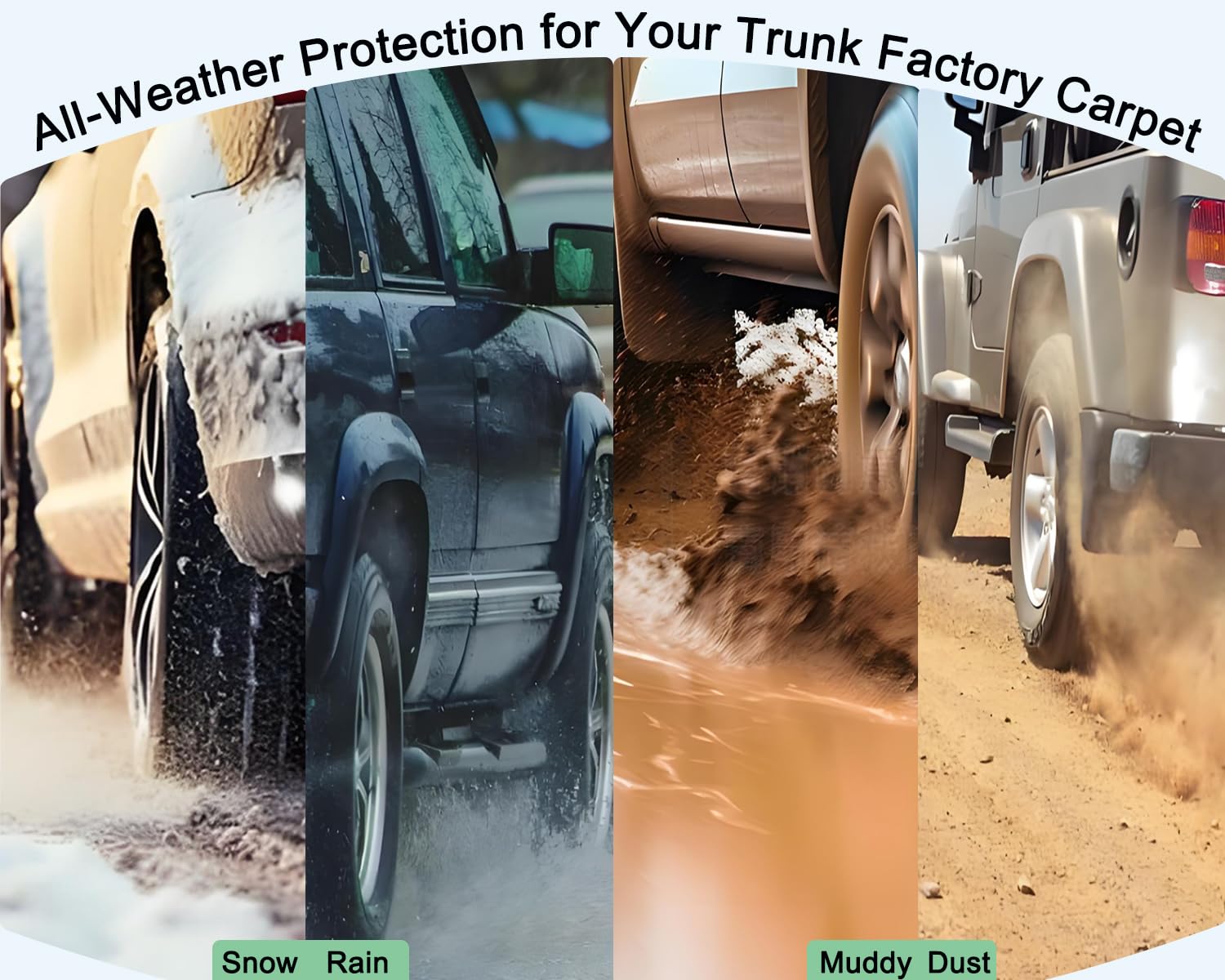 Crv Cargo Liners - All-Weather Waterproof Durable Custom-Fit 3D-Designed Protection Rear Trunk Tray Floor Mats Compatible With H