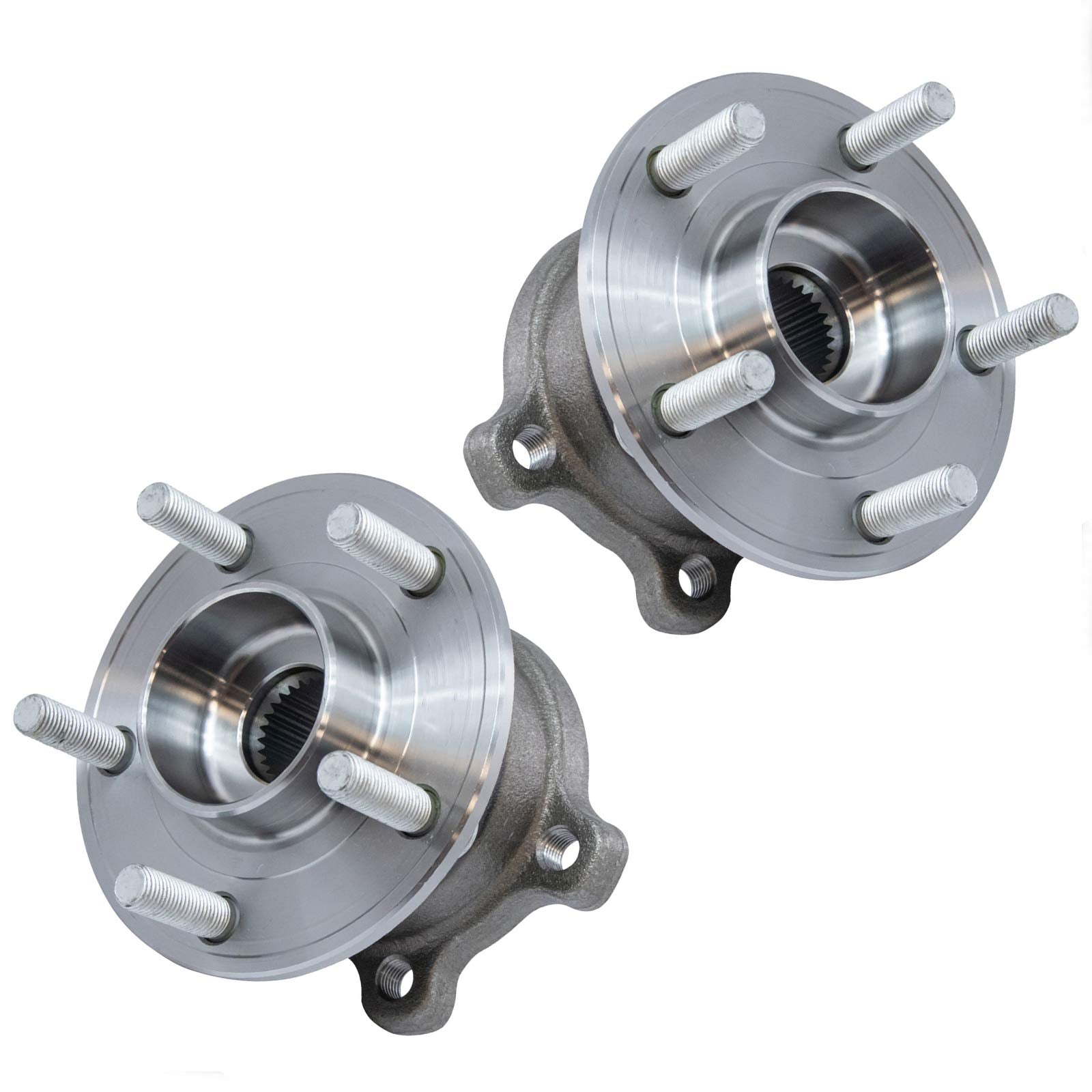 Trq Rear Wheel Hub Bearings Assembly Set Compatible With 2013-2019 Ford Escape 2015-2019 Lincoln Mkc