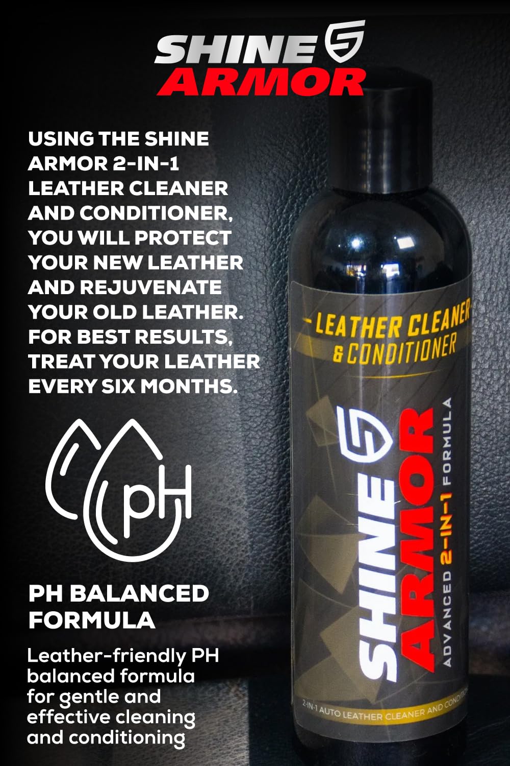 Leather Cleaner And Conditioner For Cars, Couch, Purse, Hand Bags, And Shoes - Twin Pack - Protect And Clean Interior Detailing