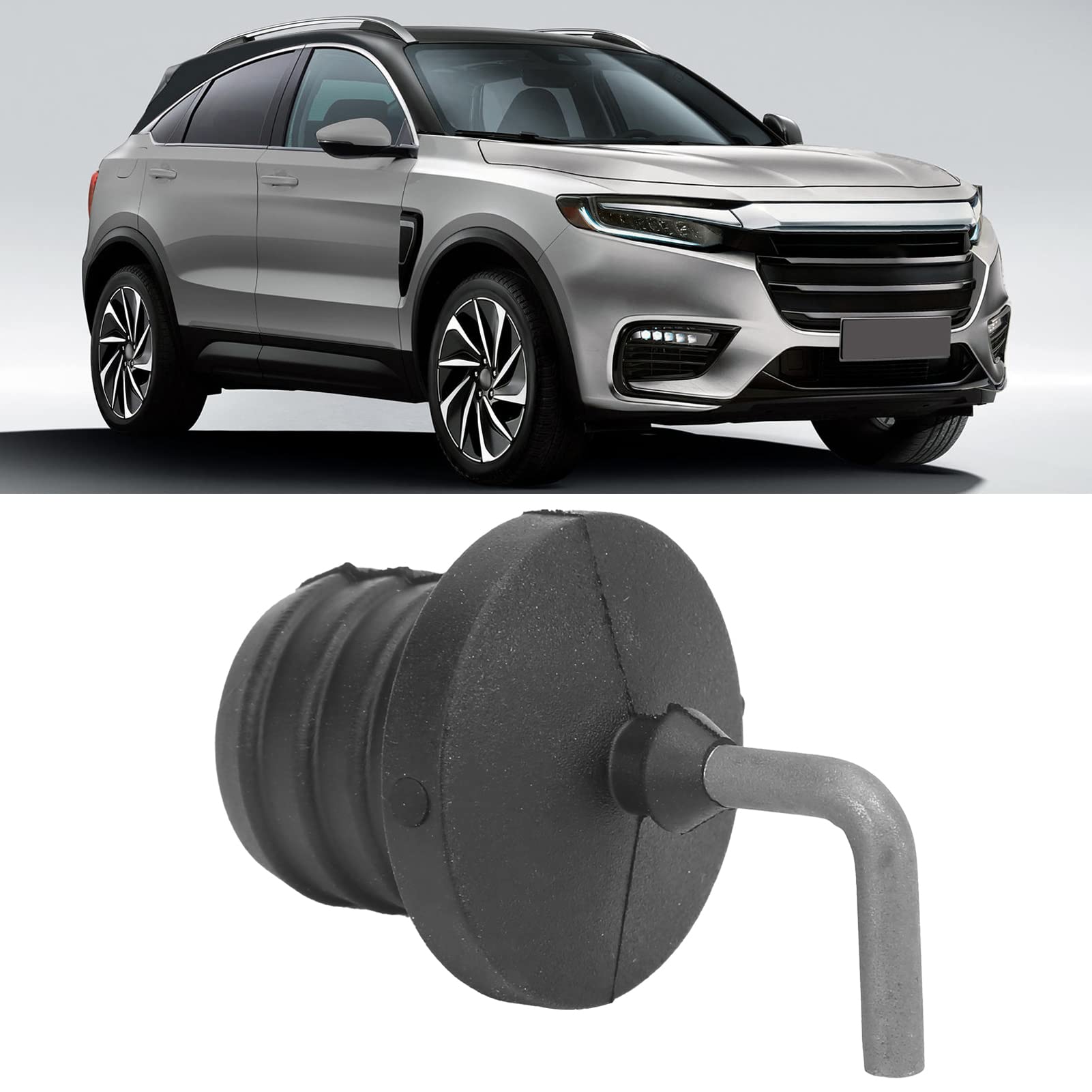 Qiilu Transmission Filler Cap, Car Transmission Filler Cap Plug 25615-5T0-004 25615-RCL-003 Rubber Repair Replacement for Atf A