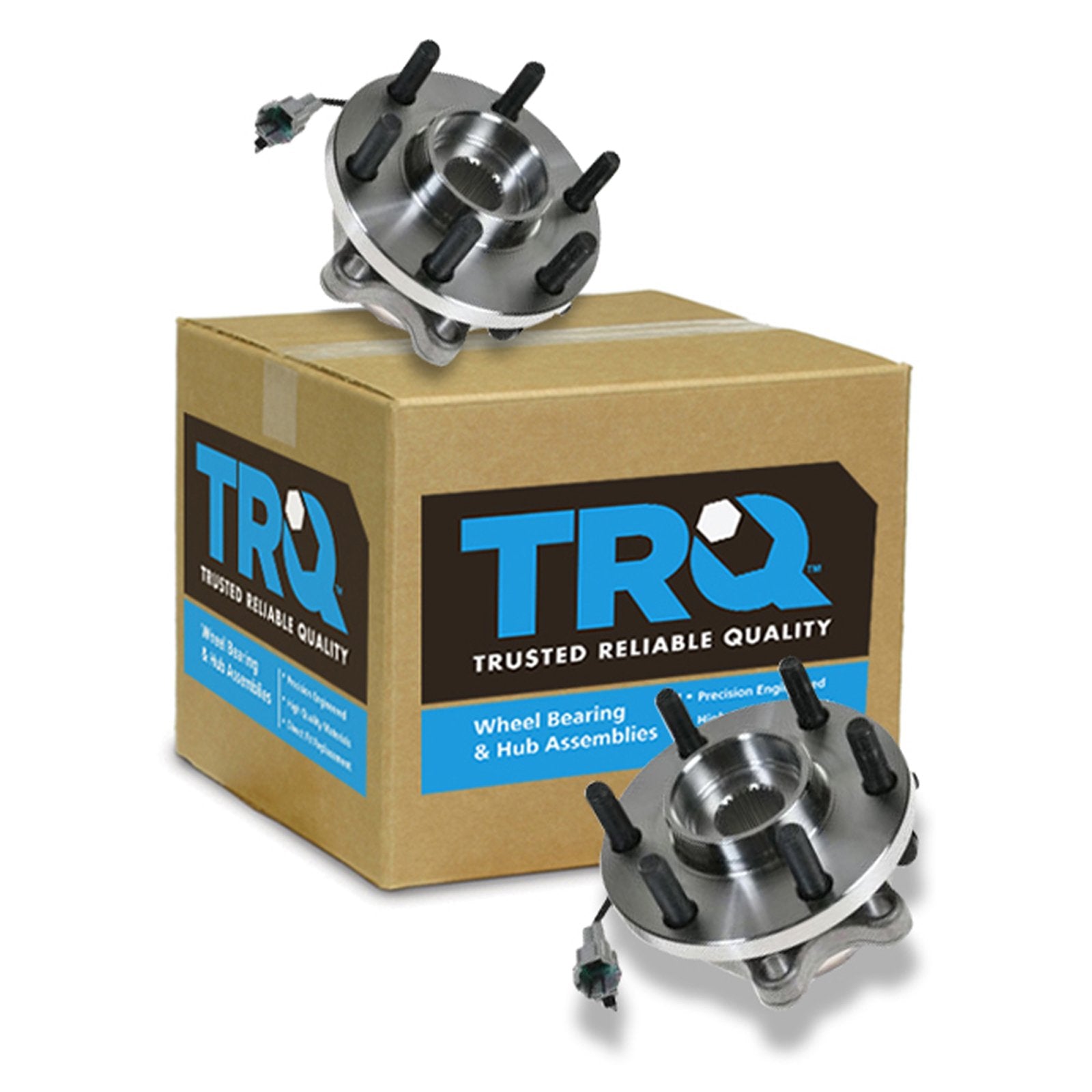 Trq Front Wheel Hub Bearings Assembly Set Compatible With 2005-2019 Nissan Frontier 2005-2012 Pathfinder 2005-2015 Xterra 2009-2