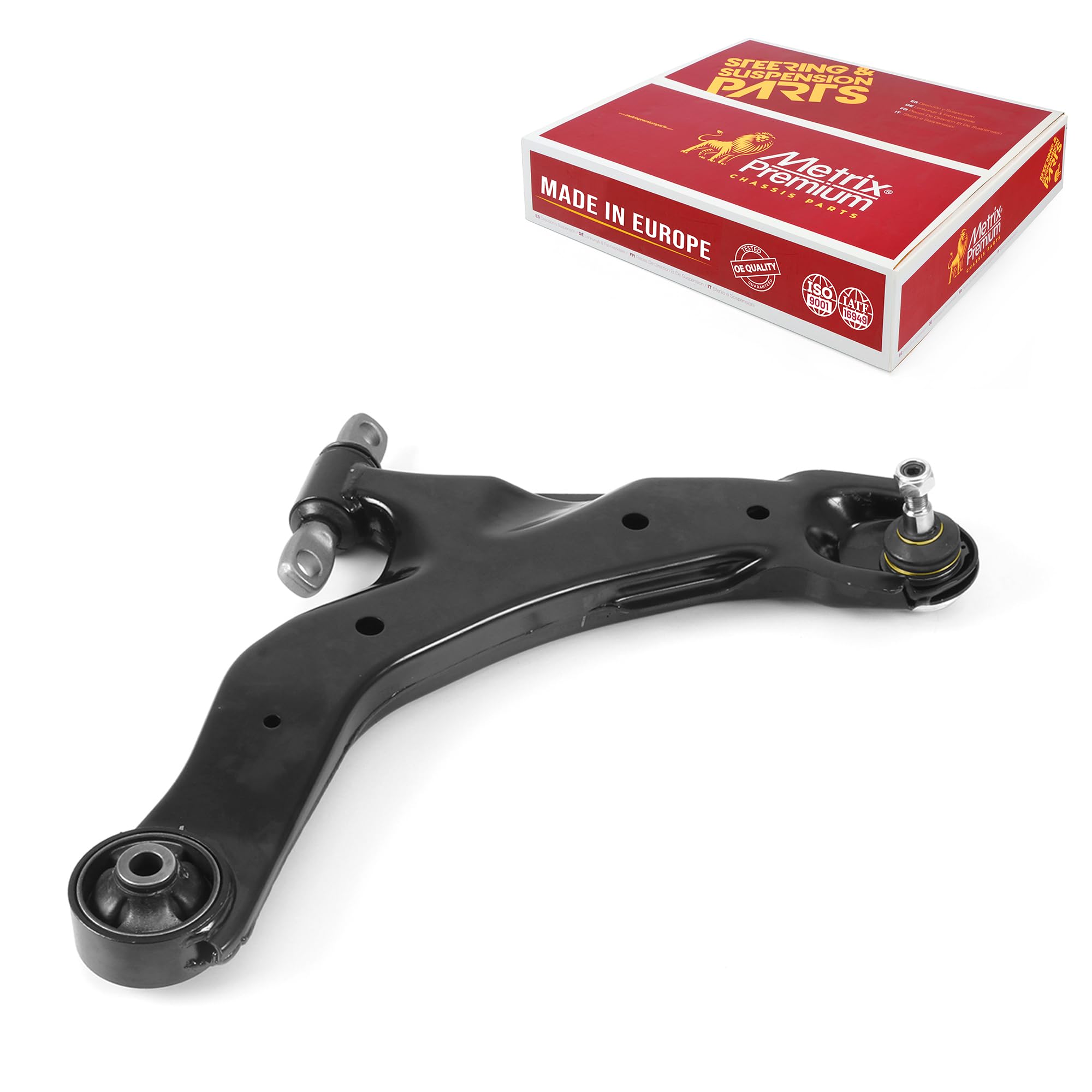 Metrix Premium Chassis Parts - Front Right Lower Control Arm W Ball Joint & Bushing Assembly Fits 04-09 Kia Spectra, 05-09 Spect