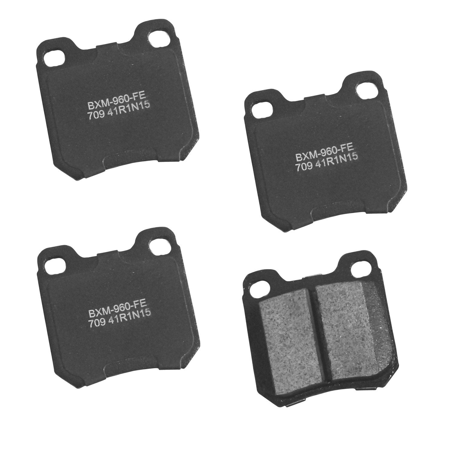 Bendix Premium Sbm709 Semi-Metallic Rear Brake Pads For Select Models Cadillac Catera, Chevrolet Astra, Mercedes-Benz C220, Saab