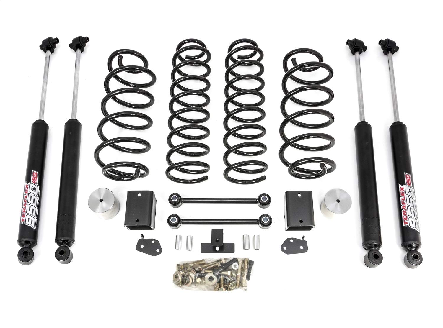 Readylift 69-6828 Coil Spring Lift Kit With Teraflex 9550 Shocks 2.5'' Rubicon, 3.5'' Sahara/Sport