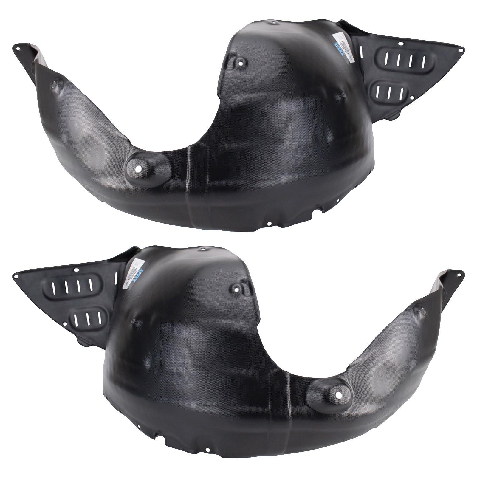 Trq Front Inner Fender Liner Set Compatible With 2015-2021 Kia Sedona Ki1248148 Ki1249148