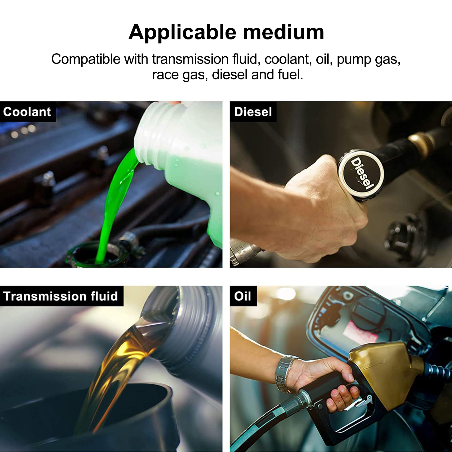 Evil Energy 3/8' Transmission Oil Cooler Hose 10Ft 250Psi Sae J1532