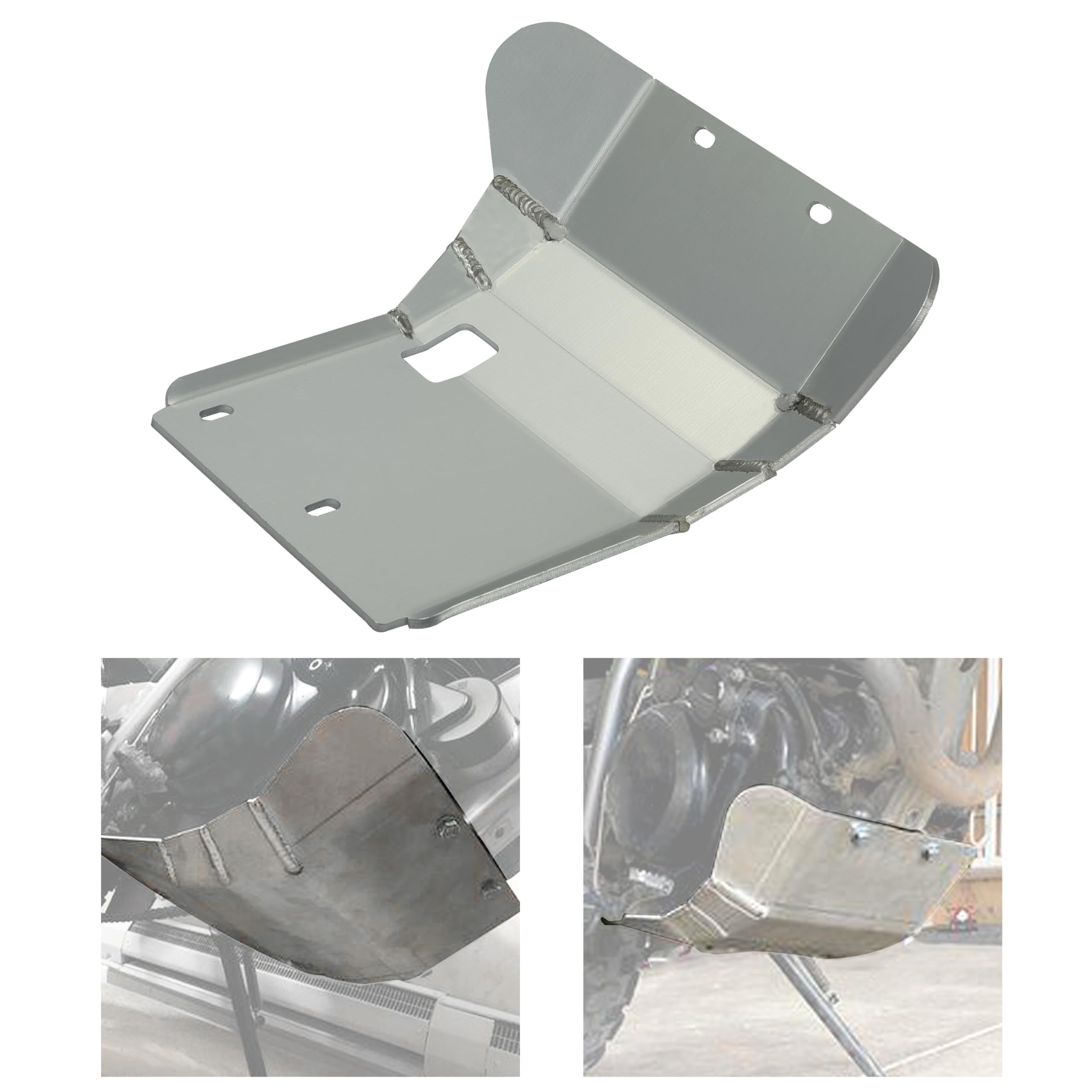 KUAFU Skid Plate Compatible with 1987-2024 Yamaha TW200 Models Aluminum