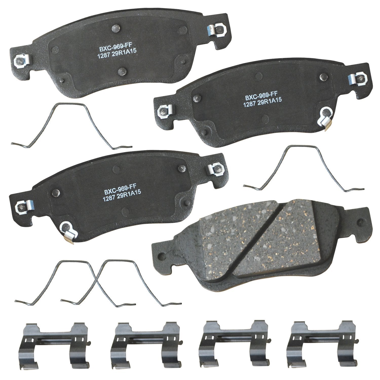 Bendix Premium Sbc1287 Ceramic Front Brake Pads For Infiniti G35 2008-2007, G37 2013-2008, Q60 2015-2014