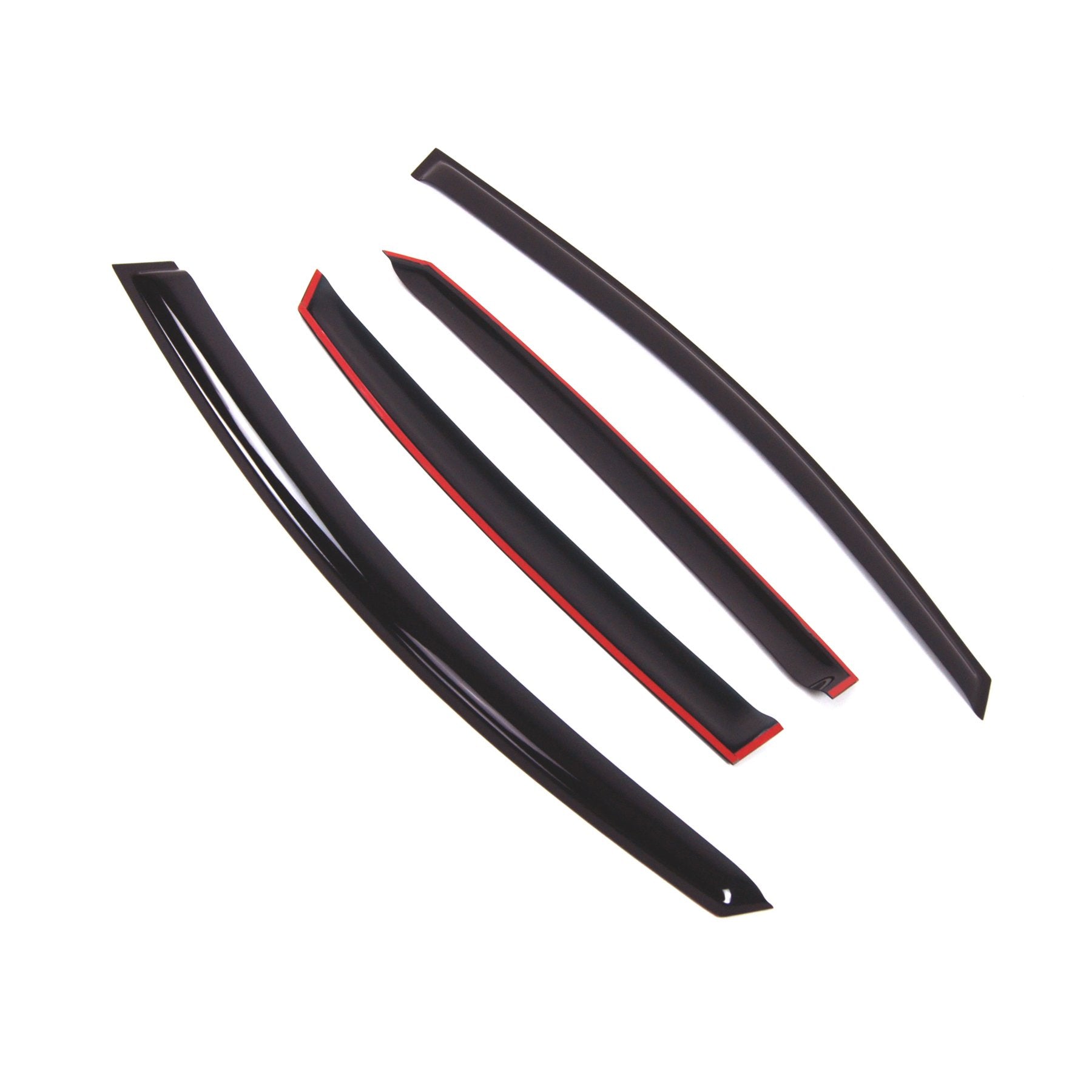 Car Window Rain Guard | Outside Mount Visors Auto Side Window Deflectors | Windows Visor Rain Shields Compatible With 2016-2018