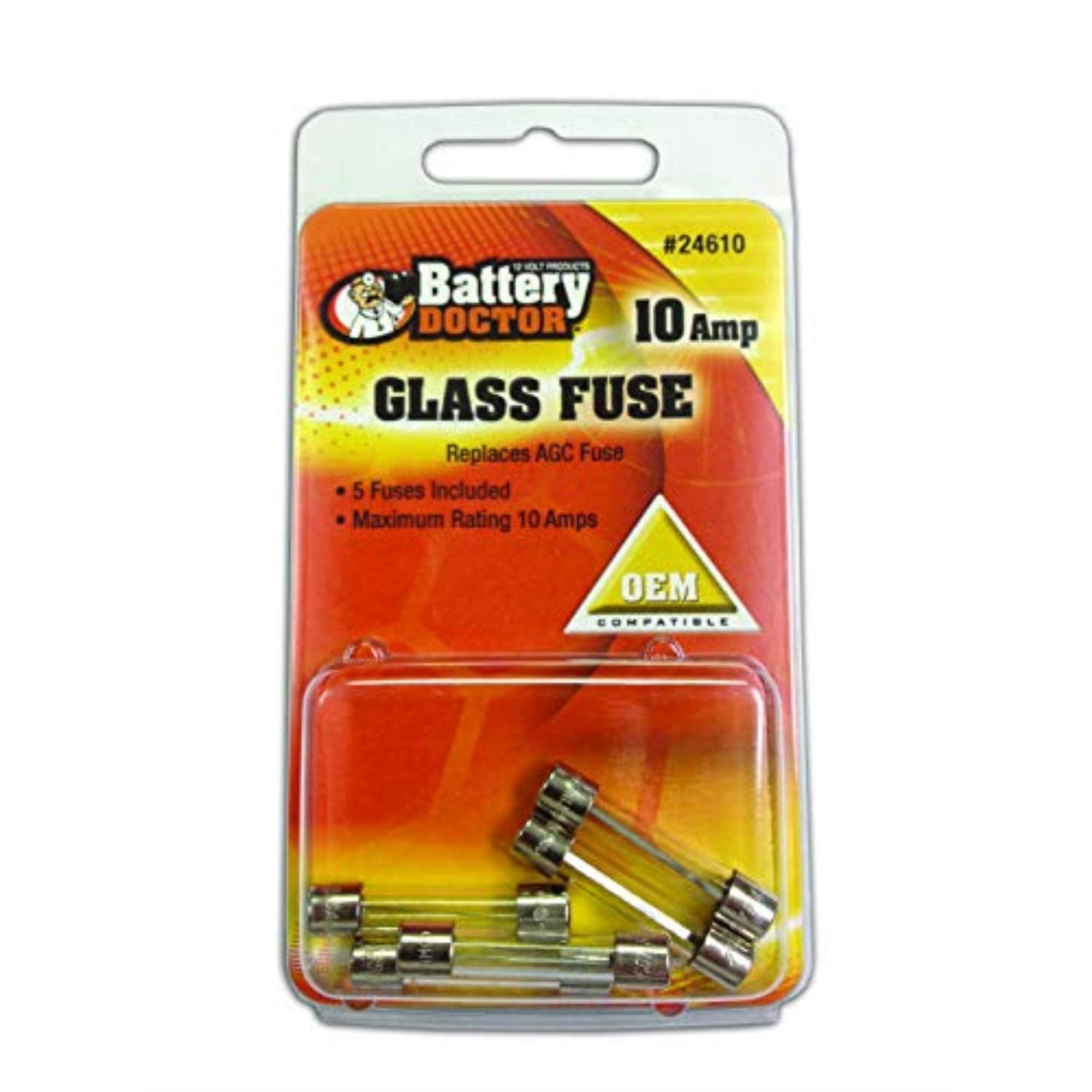 WIRTHCO 24602 Agc Glass Fuse-2 Amp