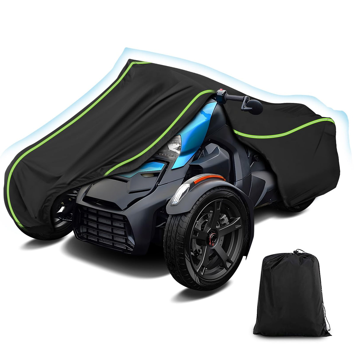 For Ryker Cover Waterproof For Can Am Ryker 600 900 With 420D Oxford Fabric Outd WBCARB09V7MPH8K