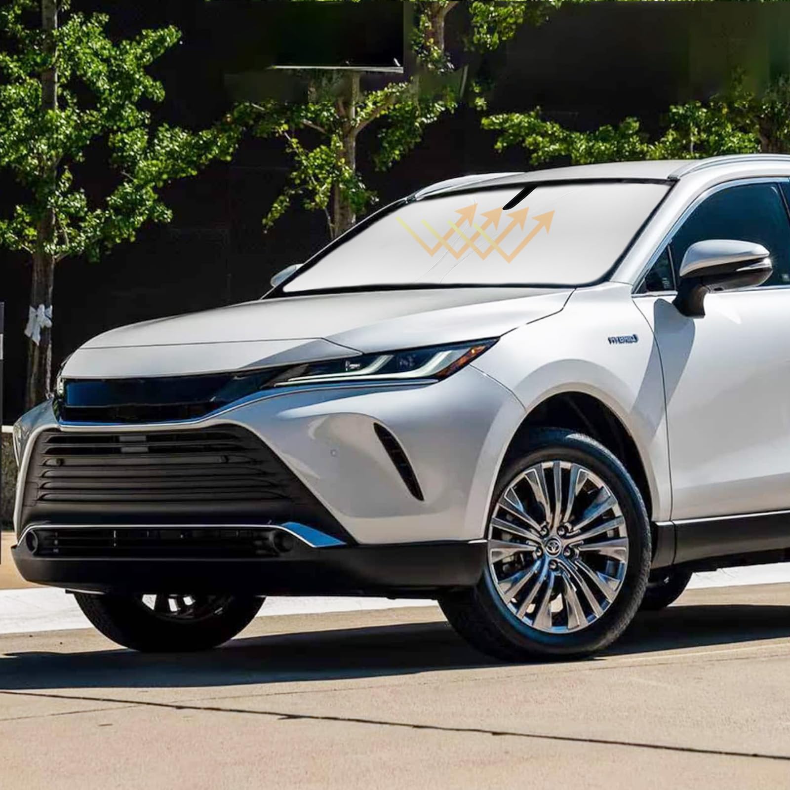 For Venza Sunshade Windshield Sun Shade For 2020 2021 2022 2023 2024 2025 Toyota Venza, Le, Xle, Limited, Suv Accessories Windsh