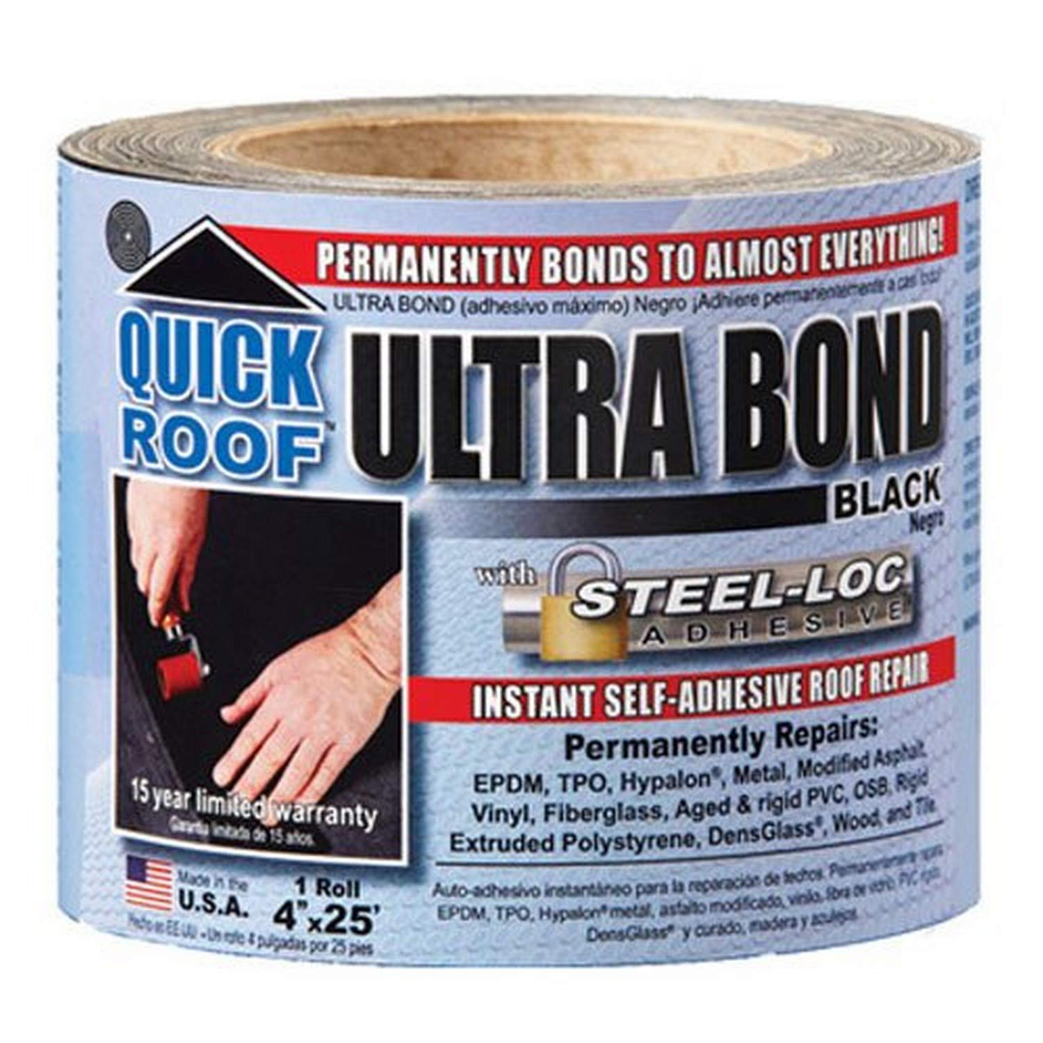 Ultra Bond Blk 4''X25' (Pack Of 1)