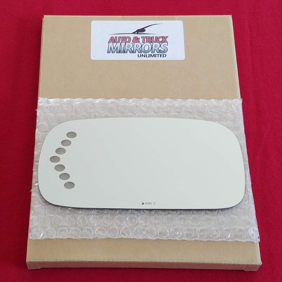 Mirror Glass + Full Size Adhesive Pad For 2006-2008 Cadillac Dts Driver Side Replacement - Signal (2007 06 07 08)