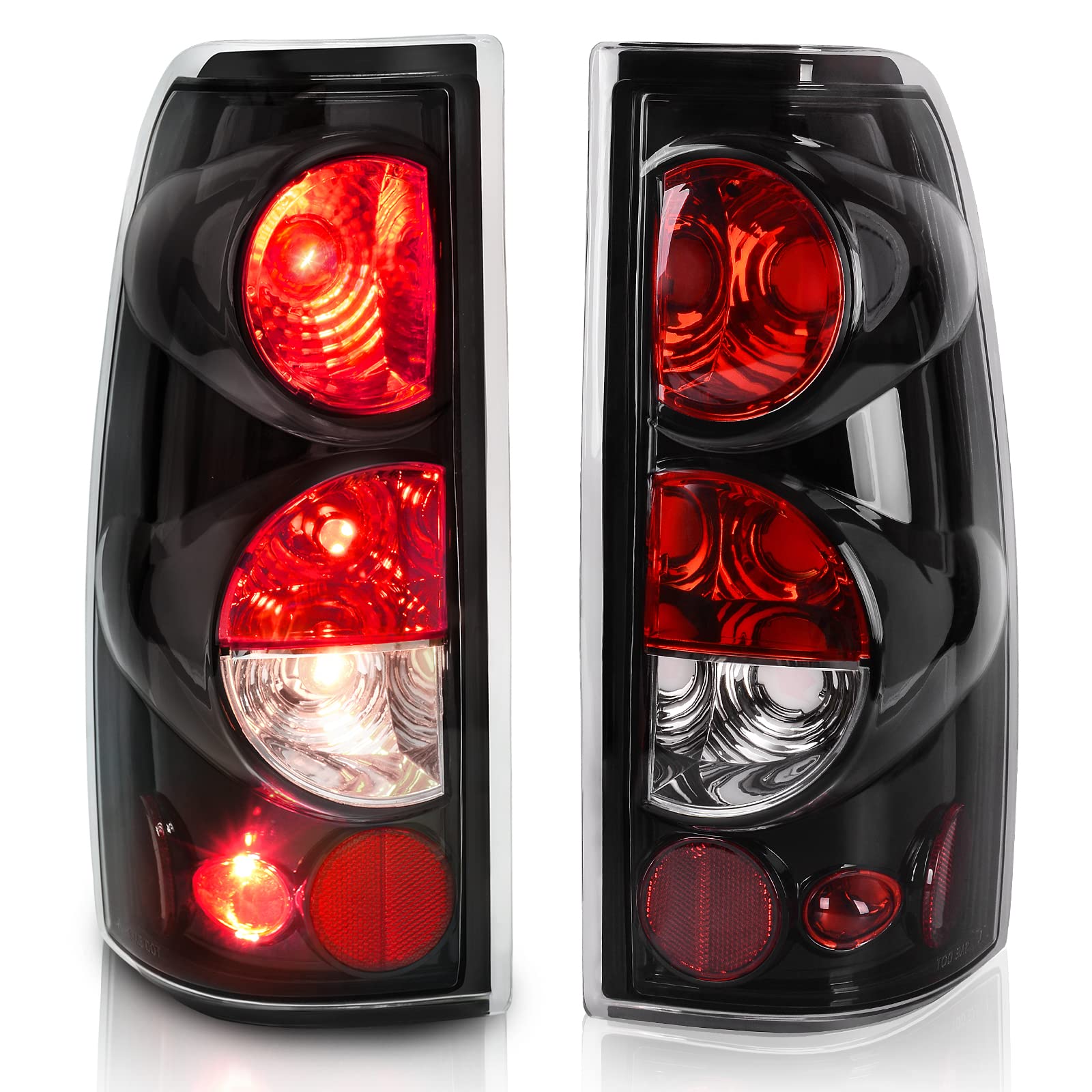 Dwvo Tail Lights Compatible With 1999-2006 Chevy Silverado 1500 2500 3500 & 2007 Silverado Classic Body Style, 1999-2002 Gmc Sie