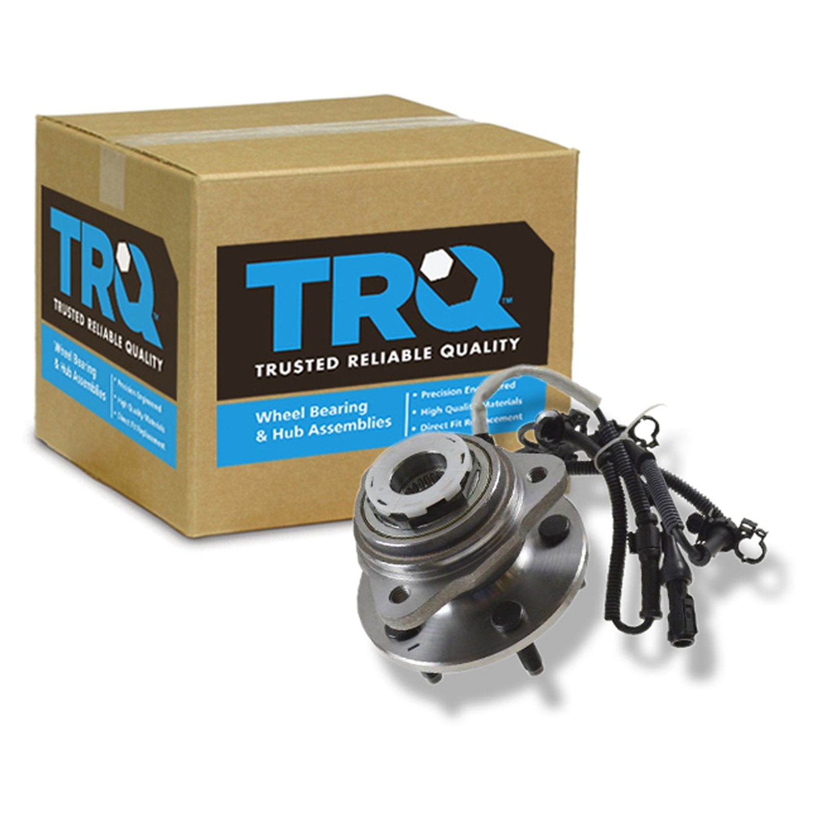 Trq Front Wheel Bearing & Hub Assembly 4Wd With Abs Sensor Compatible With 1998-2000 Ford Ranger Mazda B4000