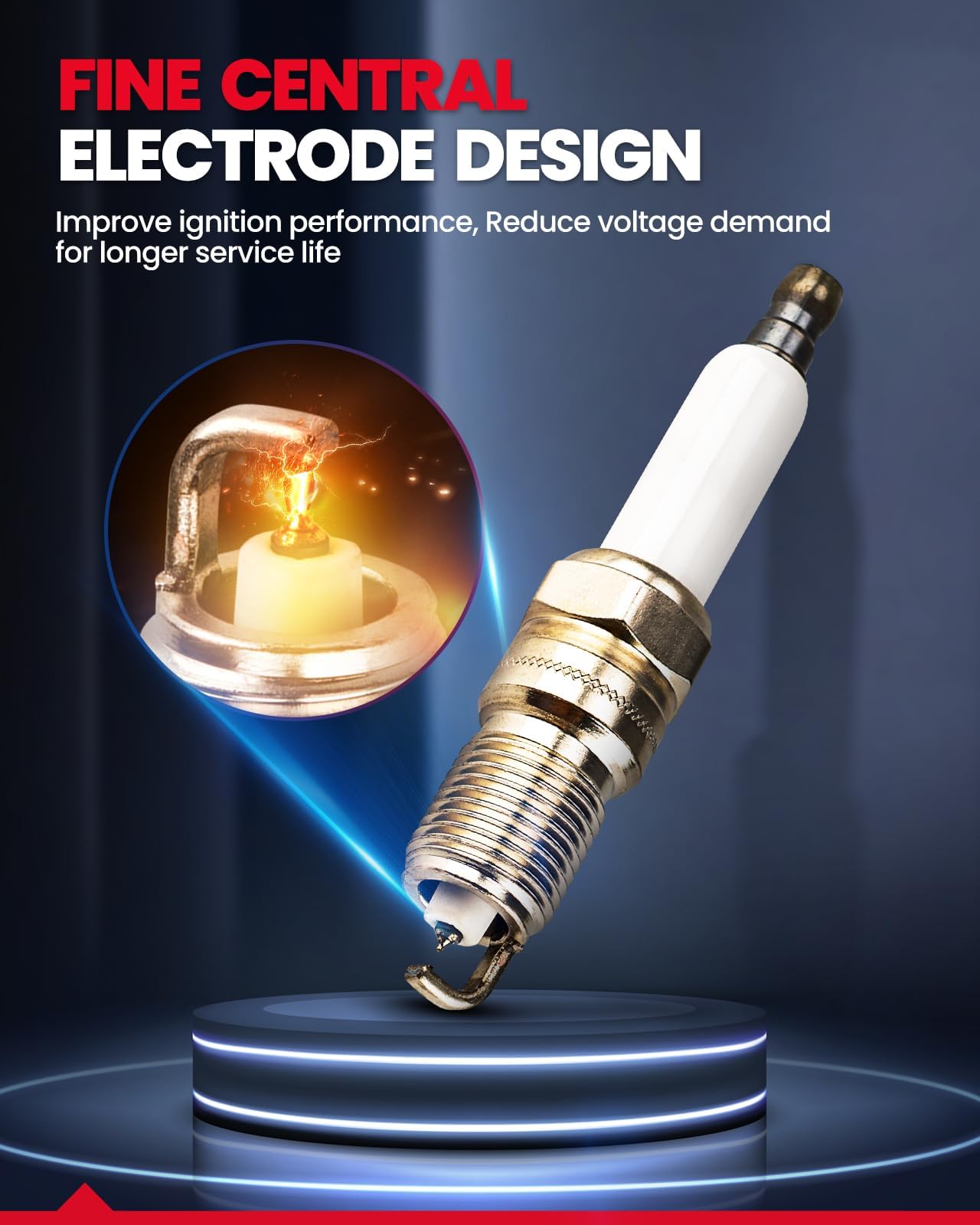 OEM Performance Set of 6 UF535 Ignition Coils & Double Iridium Spark Plug Fits for Mercedes-Benz E350 C300 GLK350 ML350 C230 S55