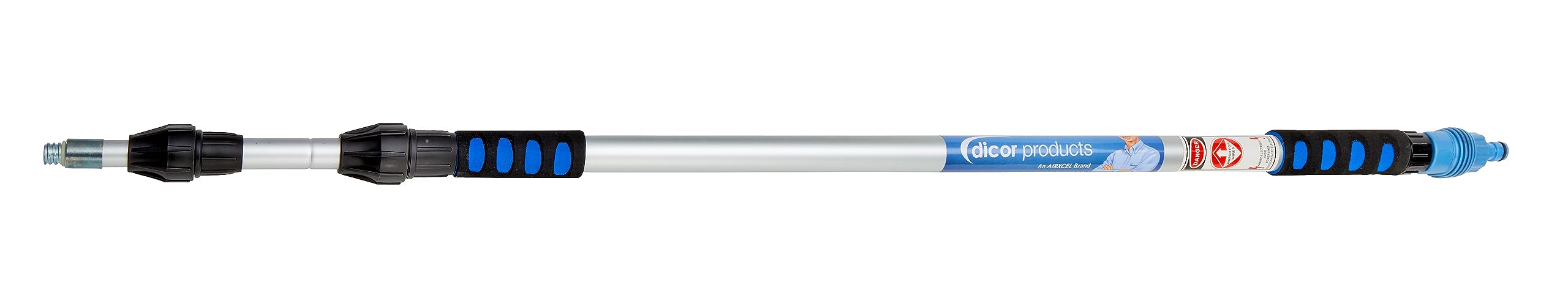 Dicor Cp-3Mp Telescopic Cleaning Brush Pole - Ideal For Cleaning Rv Surfaces