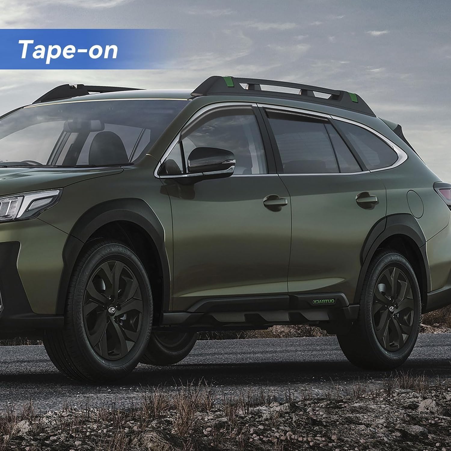 Window Visors Rain Guards Shield for 2020 2021 2022 2023 2024 2025 Subaru Outback, Out-Channel Window Vent Wind Deflectors Visor