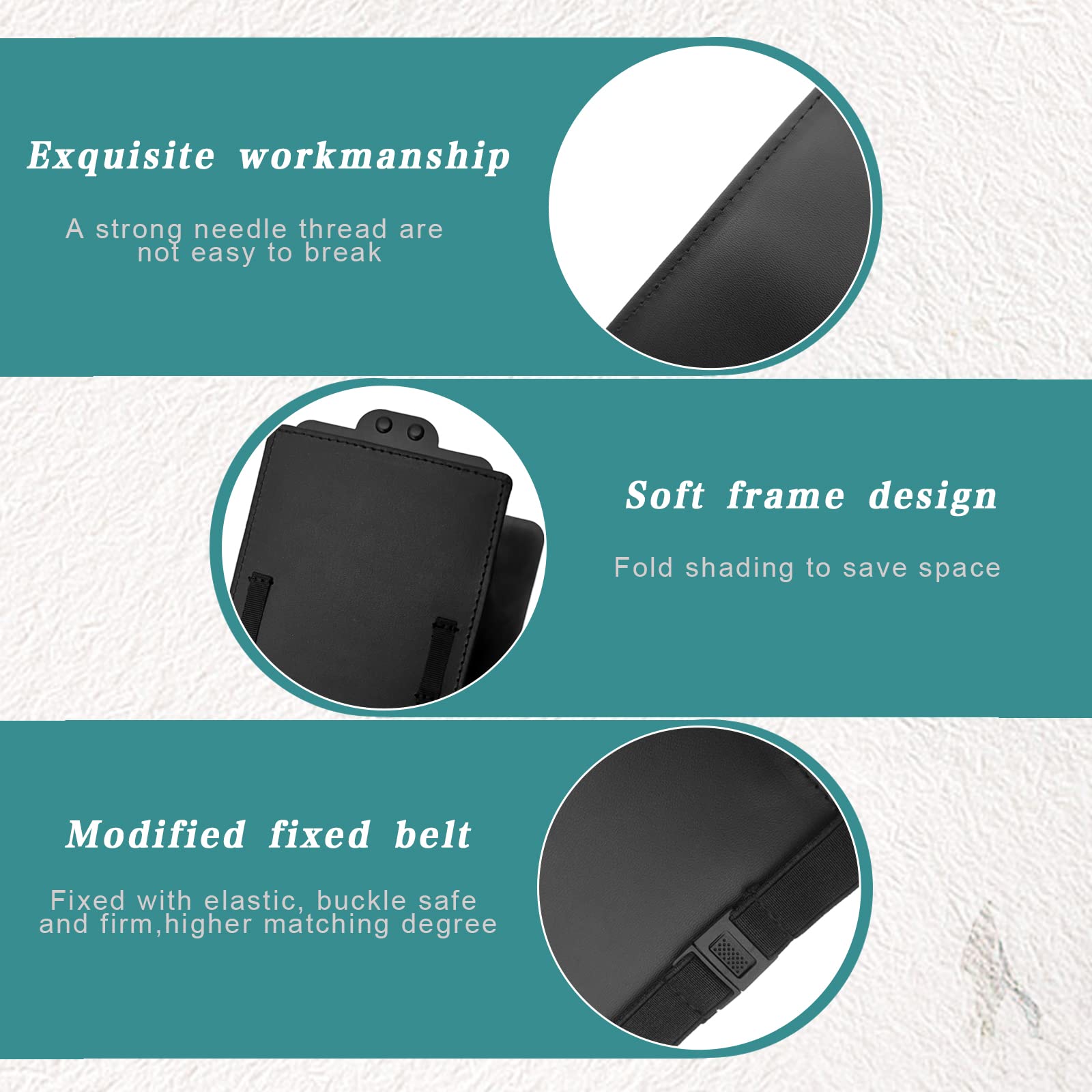 Polarized Sun Visor Extender, Anti-Glare Car Sun Visor Protects From Sun Glare, Automotive Interior Sun Protection, Snow Brown Blindness, Uv Rays, Universal For Most Cars(Lens Black)