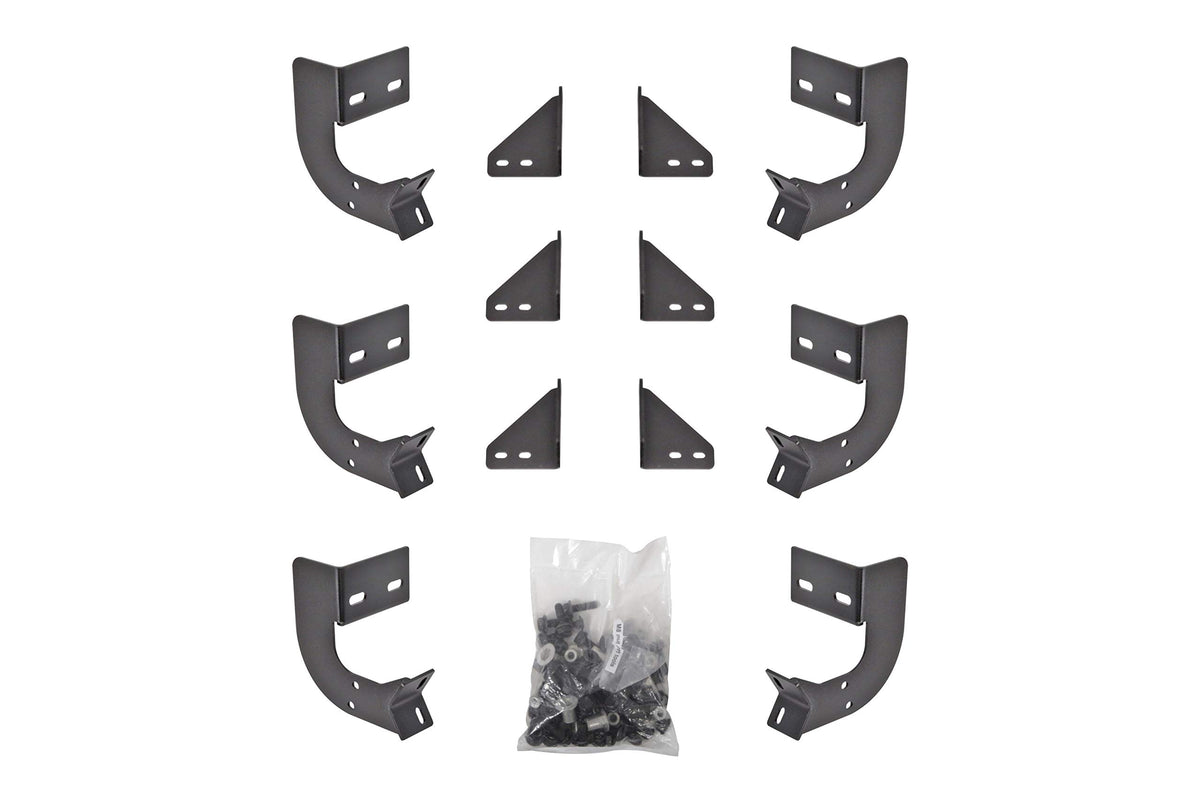 Dee Zee Dz 66336 Hex Side Step Bracket Kit, Black