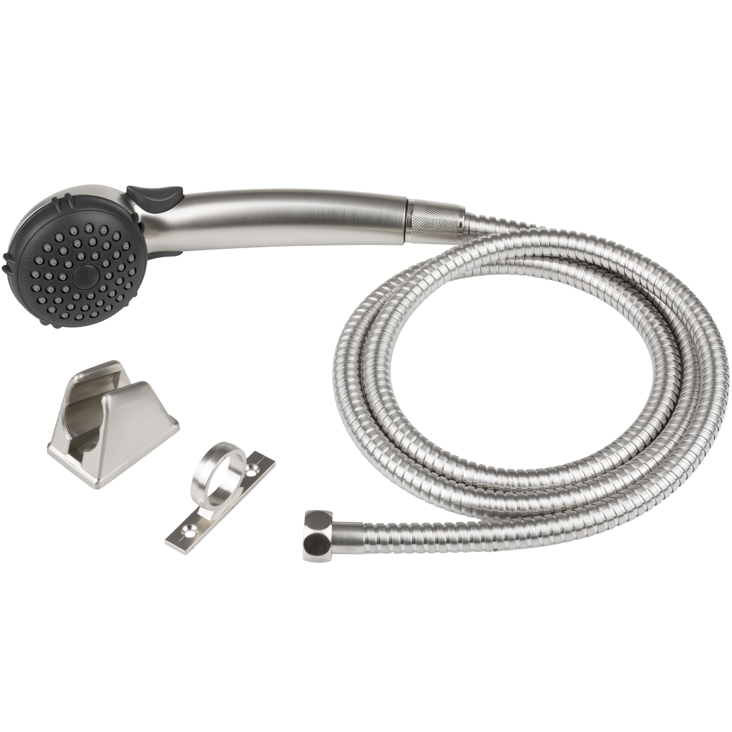 Dura Faucet Df-Sa400K-Sn Rv Hand Held Shower Head - Stainless Steel Hose Kit (Brushed Satin Nickel)