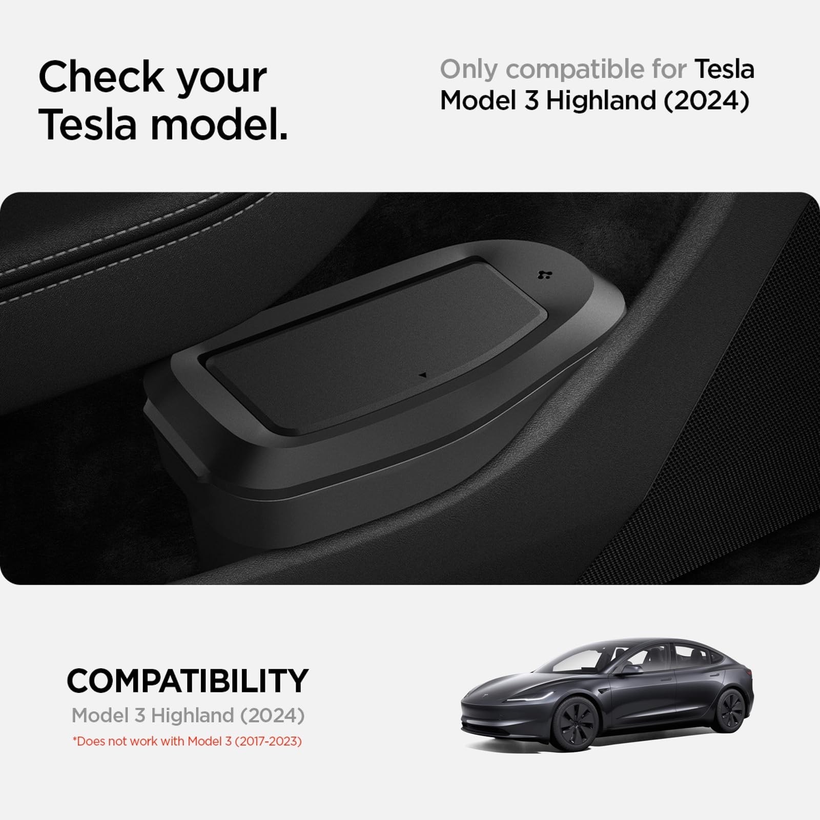 Spigen Car Trash Can for Tesla Model 3 Highland 2024-25