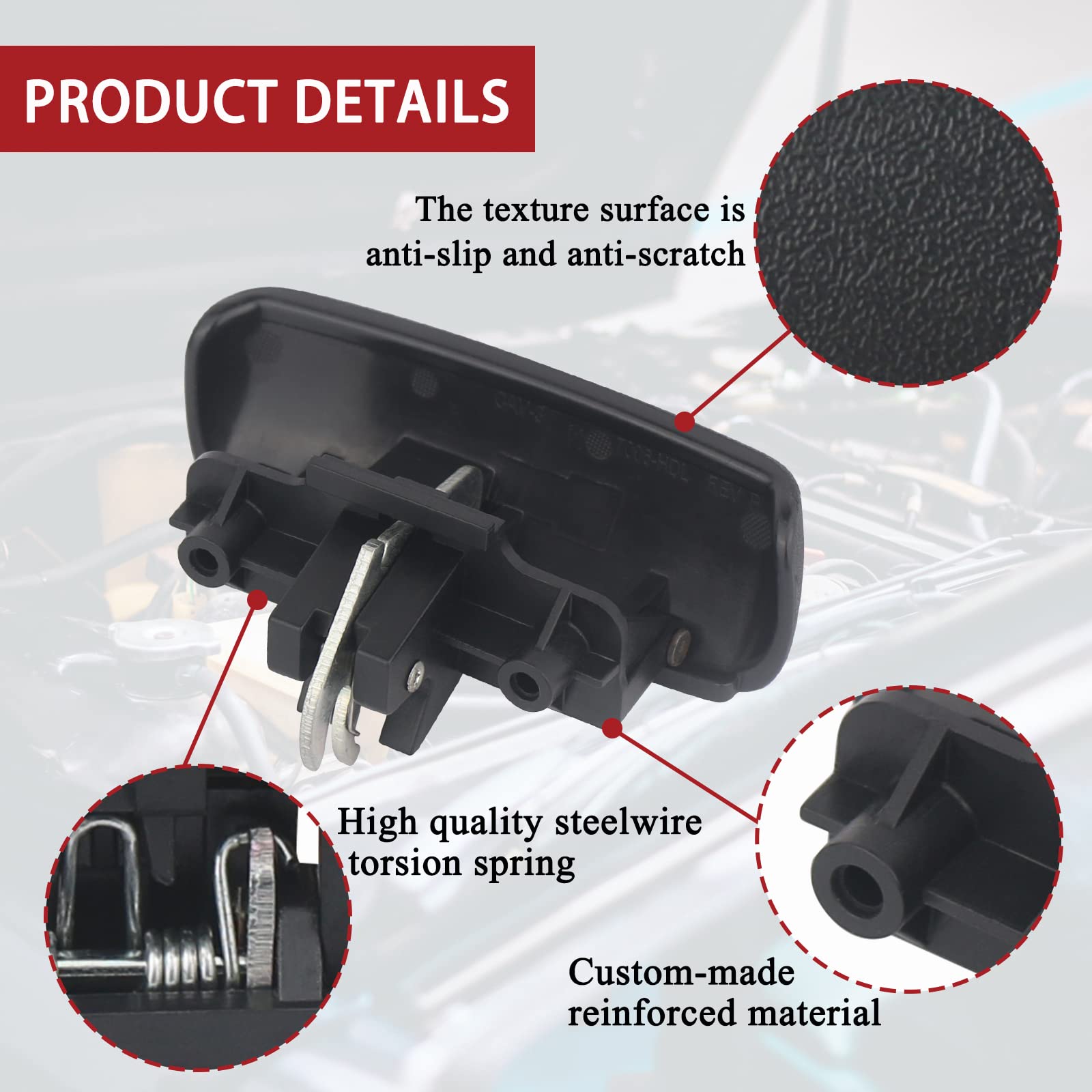 Tqponly Glove Box Latch Handle Compatible With Dodge Dakota Durango 1997 1998 1999 2000 Replaces 5Em34Laz