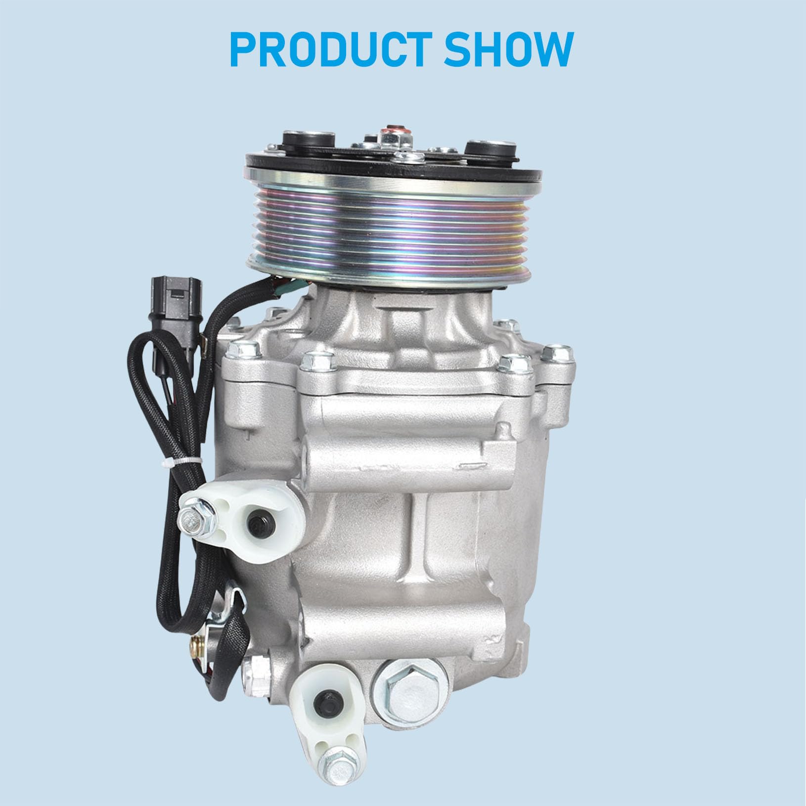 AC Compressor with Clutch Replacement for Civic 1.8L 2006 2007 2008 2009 2010 2011 CO 4918AC