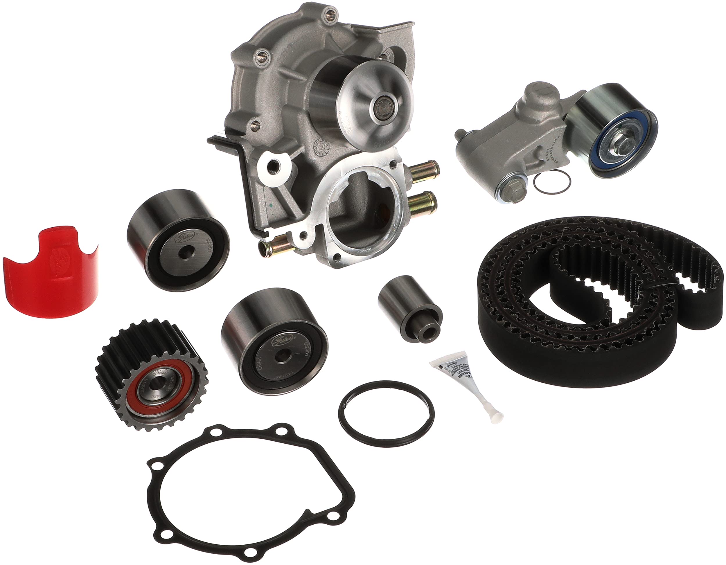 Gates Tckwp328 Engine Timing Belt Kit With Water Pump