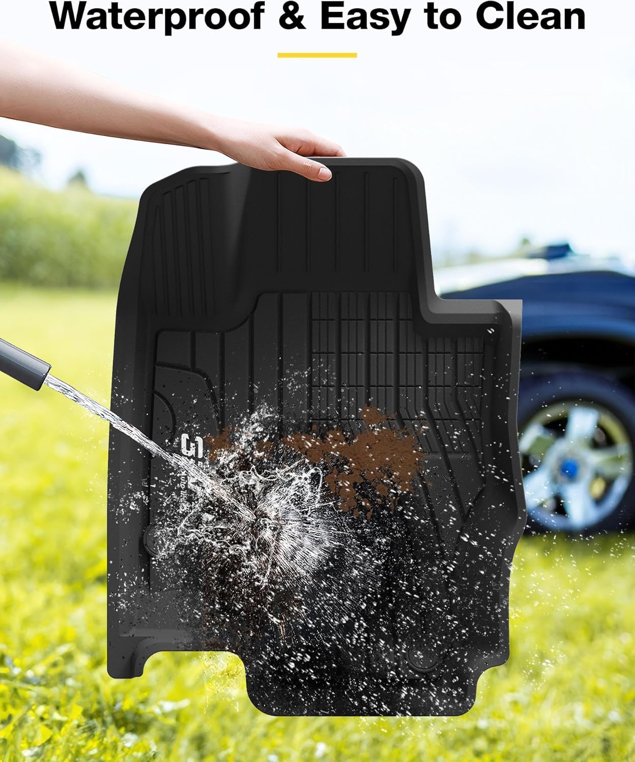 3W Floor Mats & Cargo Liner For Mercedes Benz Gle 2020-2025, Tpe All Weather Custom Fit Floor Liner & Cargo Mats 1St &2Nd Rows C