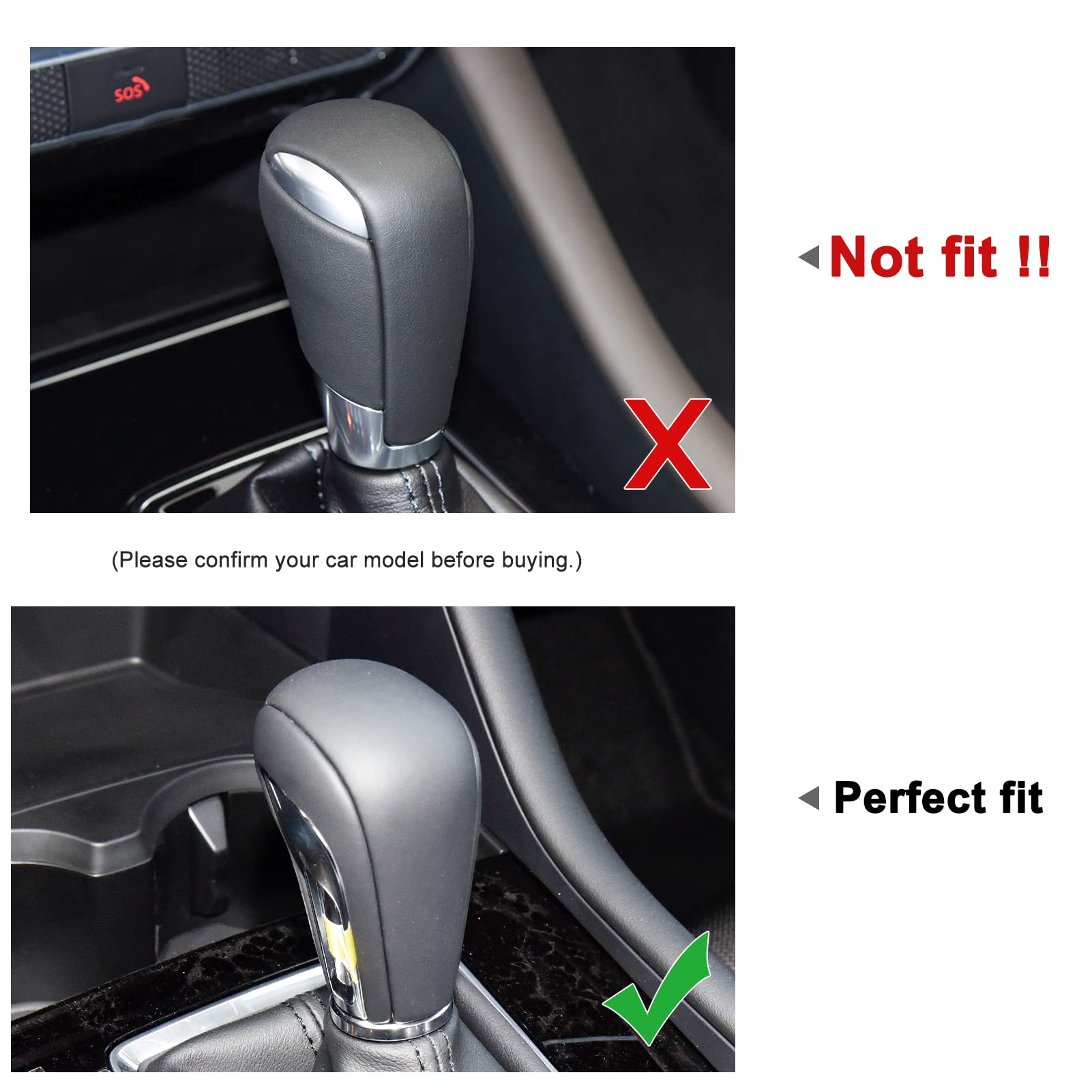 ANFOKAS Compatible with Mazda 3 CX-30 CX-50 Accessories Sporty Car Gears Gear Panel Gear Shift Knob Cover Trim Cap Interior Deco