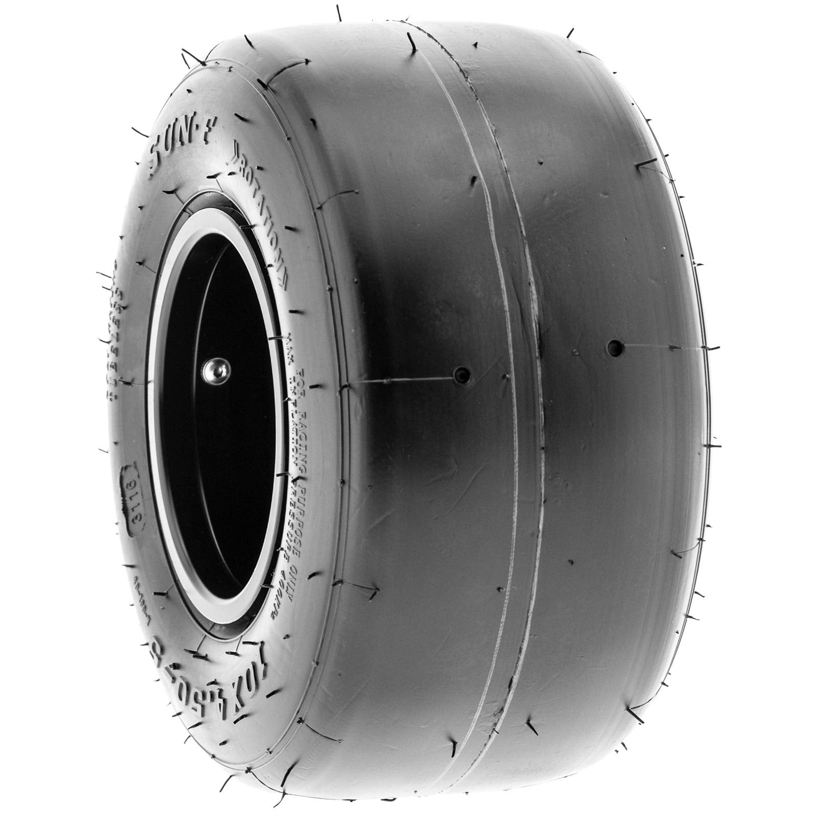 SunF Go-Kart & Kart-Racer Slick Tire 10x4.5.00-5, 4-Ply, Smooth Tread, Tubeless, Rim(s) NOT included