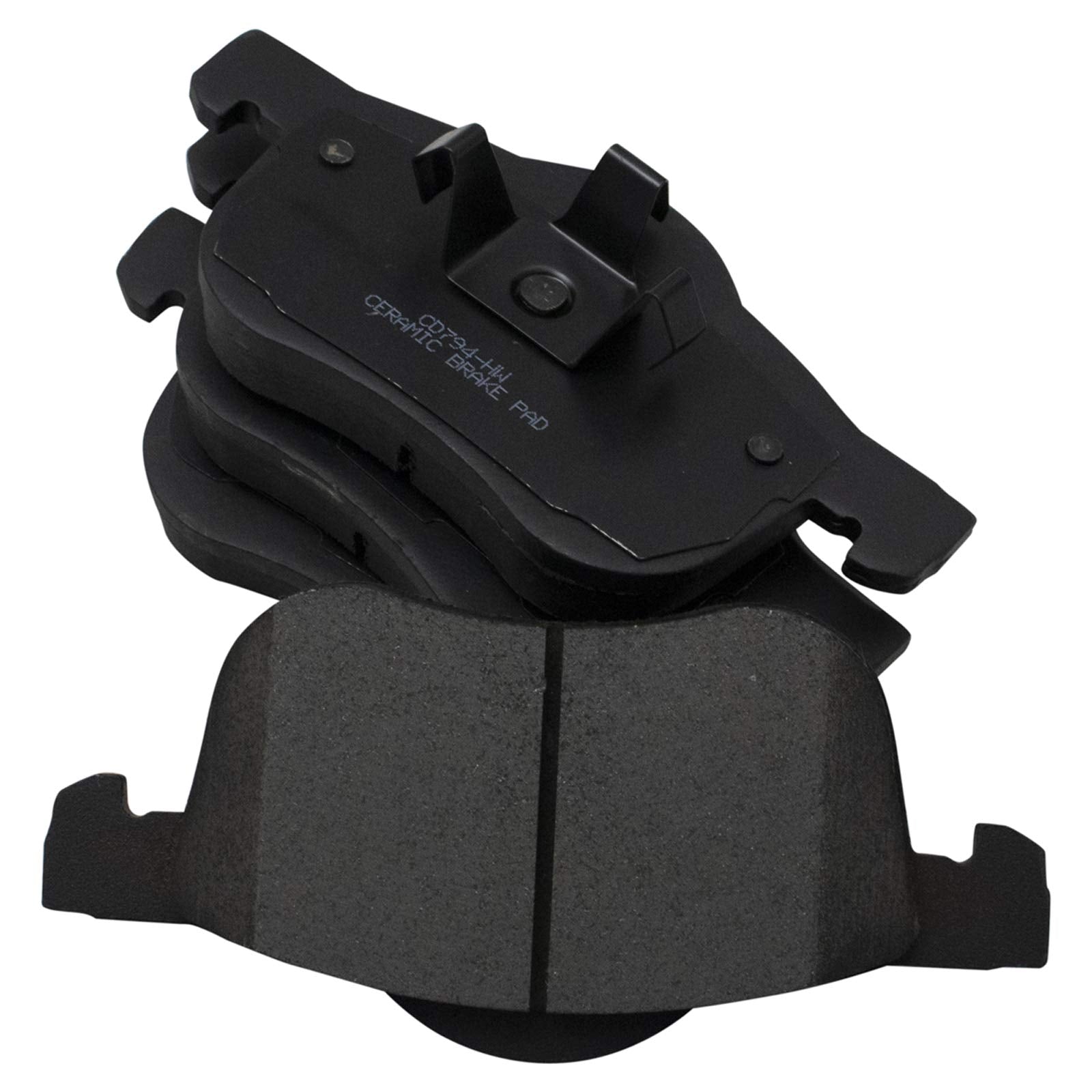 TRQ Front Brake Pads Ceramic Compatible with 2001-2009 Volvo S60 1999-2006 S80 2001-2007 V70 2003-2007 XC70